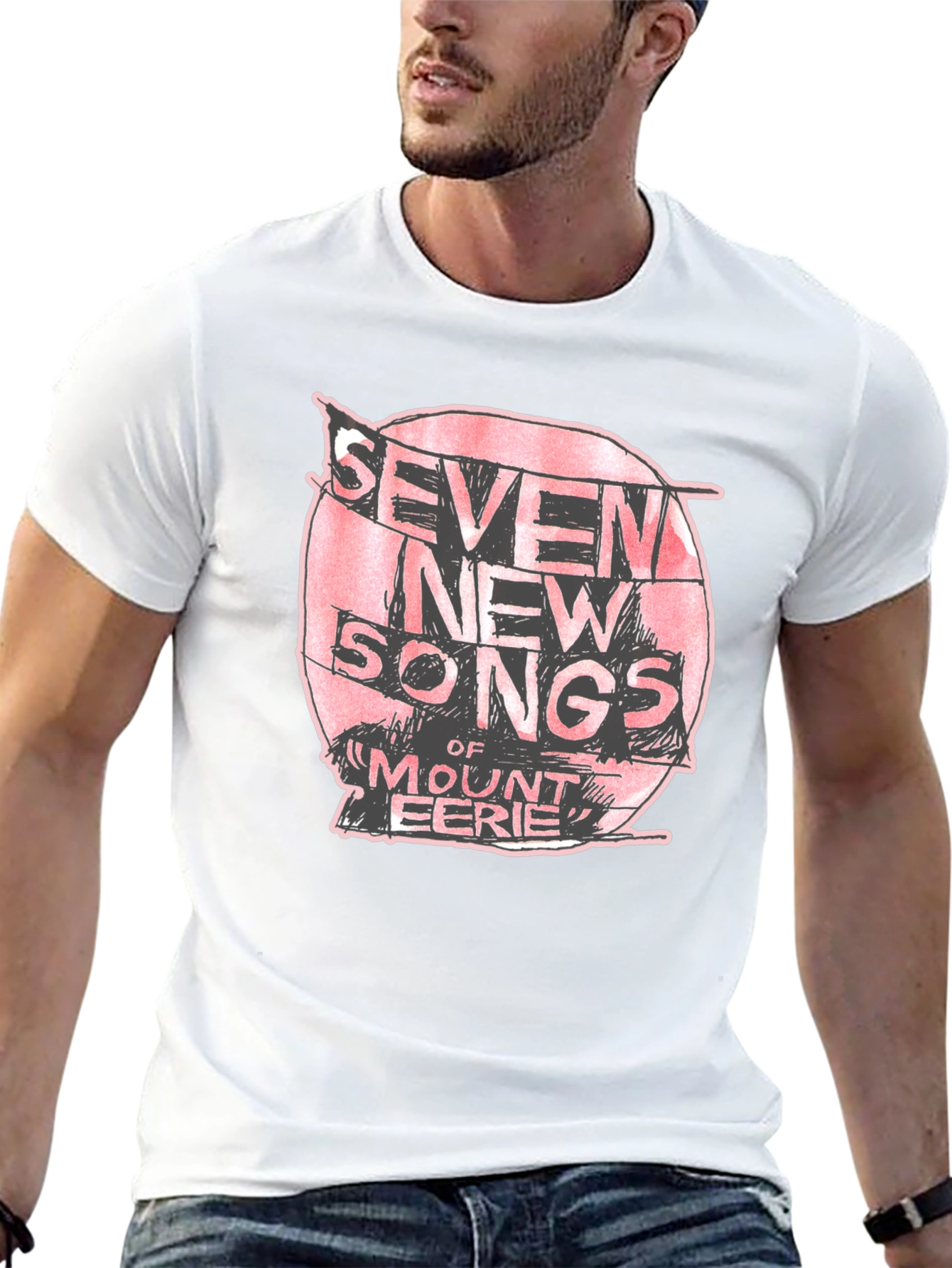 Seven New Songs Mount Eerie Black T-Shirt