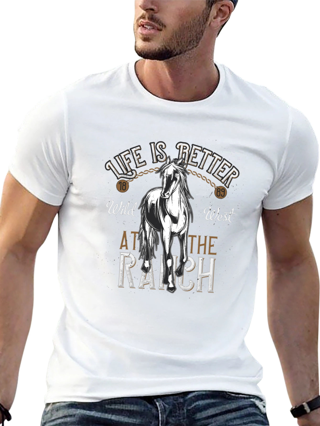 Life is Better at the Ranch Black T-Shirt