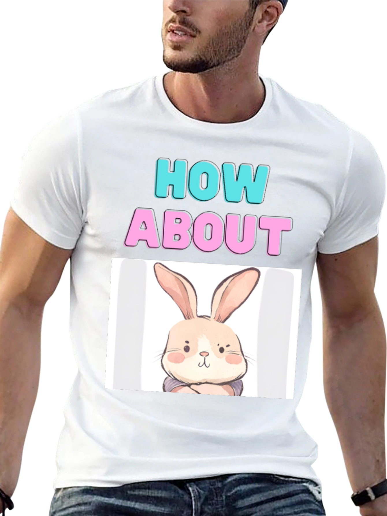 How About Bunny T-Shirt - Cute & Comfy
