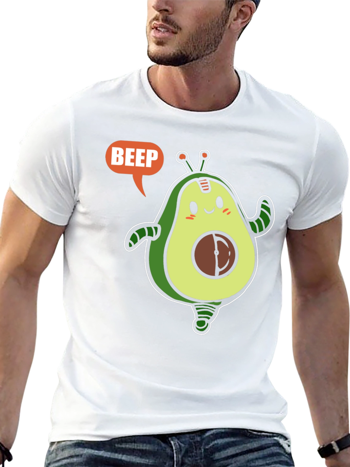 Avocado Robot T-Shirt