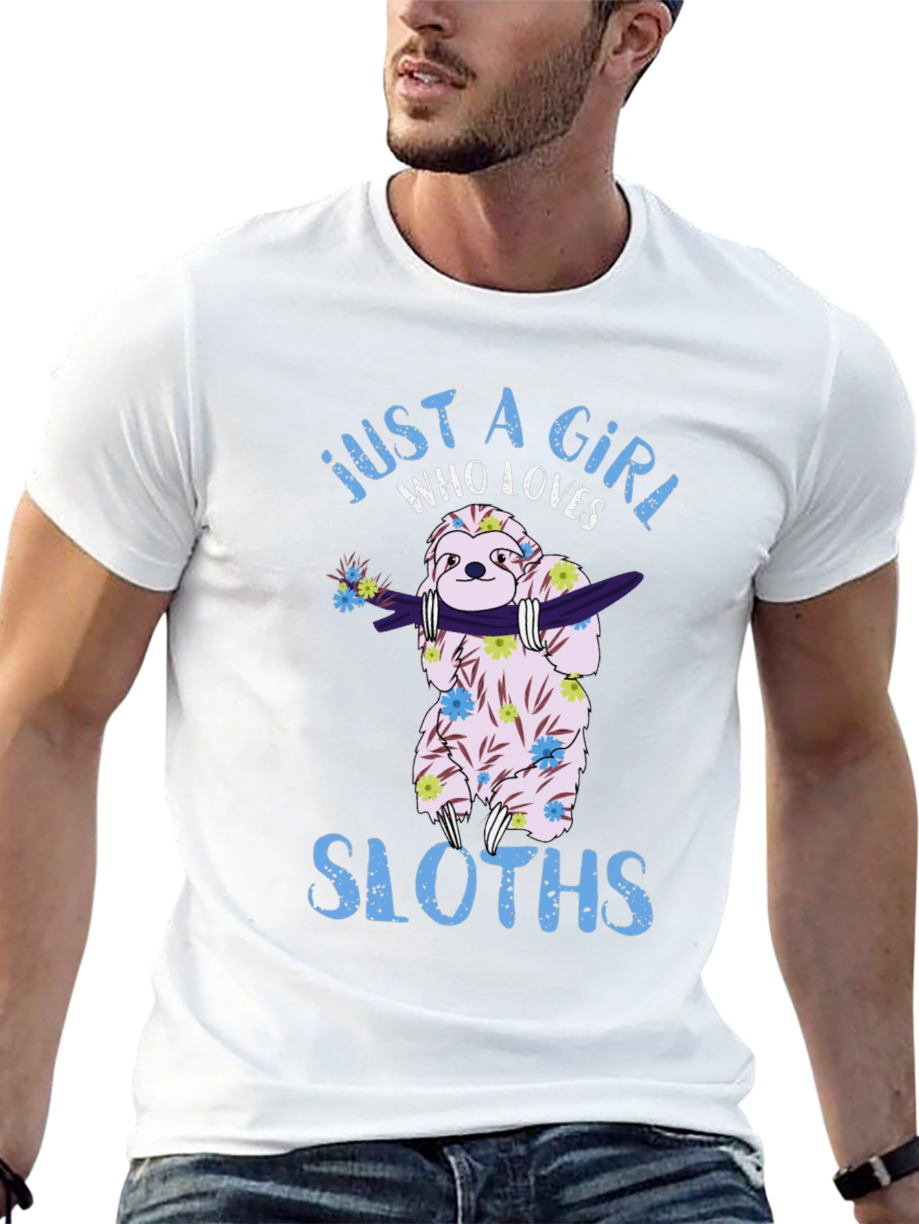 Just A Girl Who Loves Sloths T-Shirt