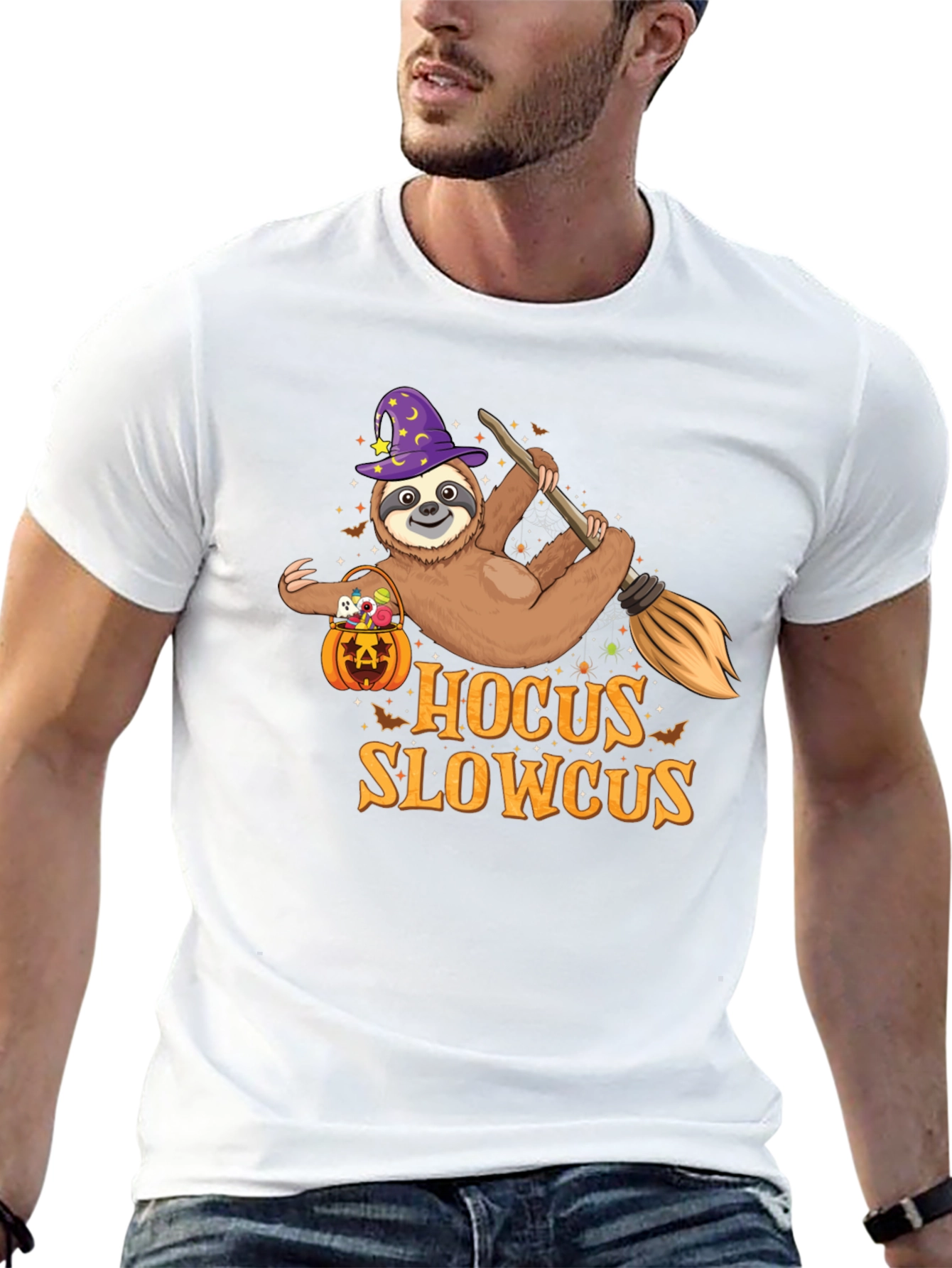 Hocus Slowcus Sloth Halloween T-Shirt