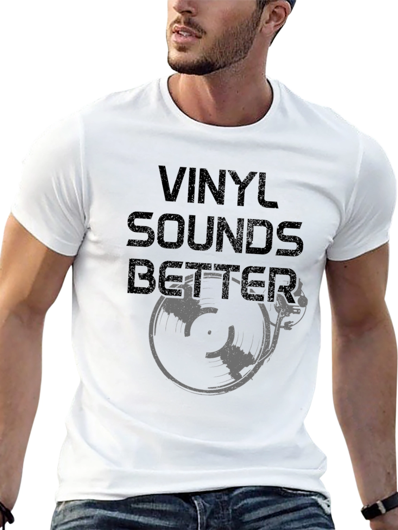 Vinyl Sounds Better Graphic T-Shirt