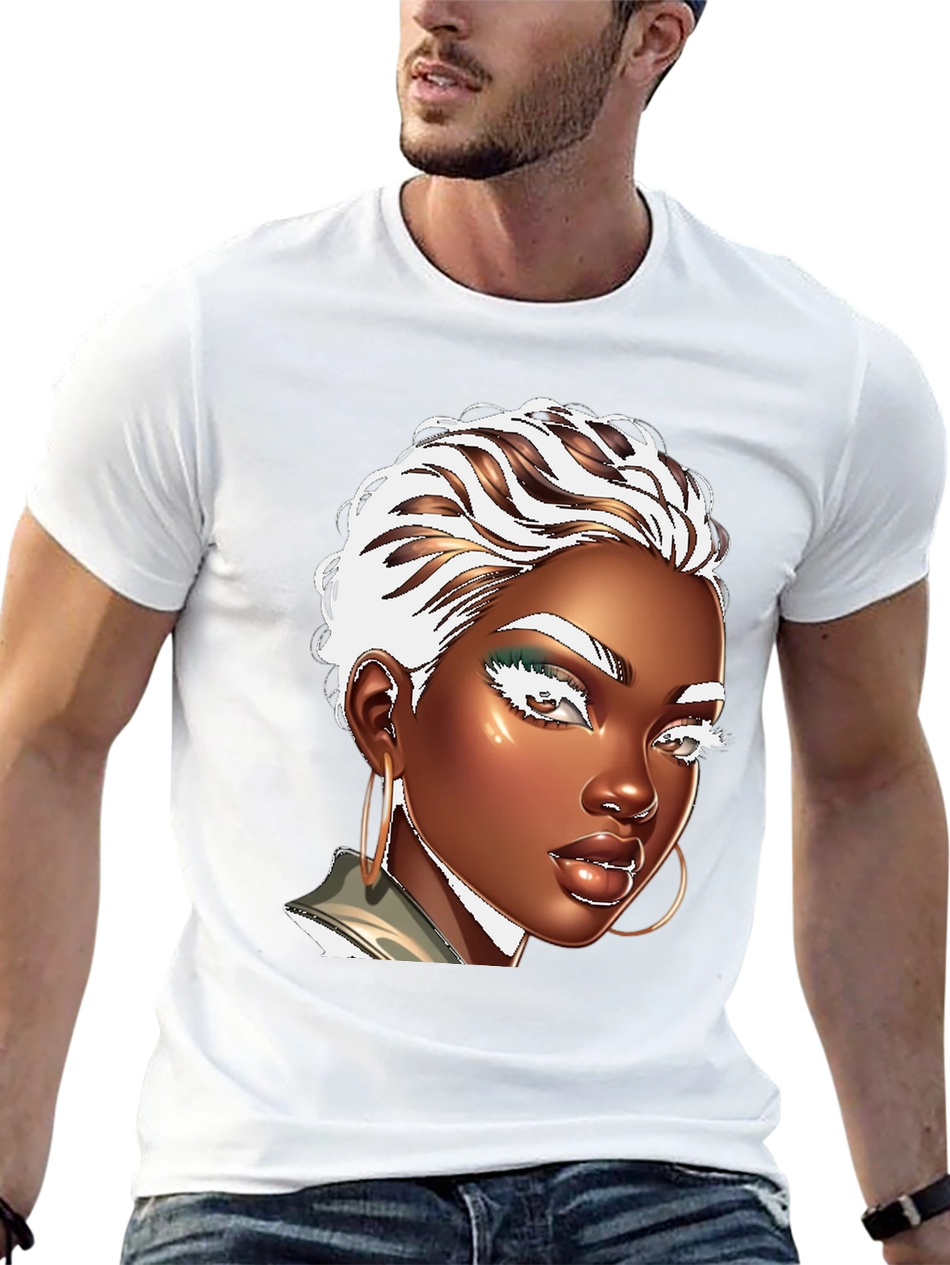 Stylish Graphic Tee - Womens Portrait