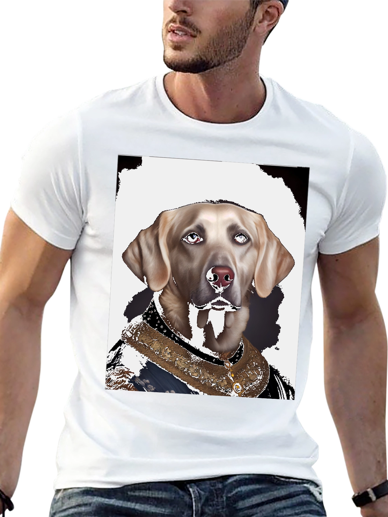 Regal Dog Graphic Tee - Canine Royalty