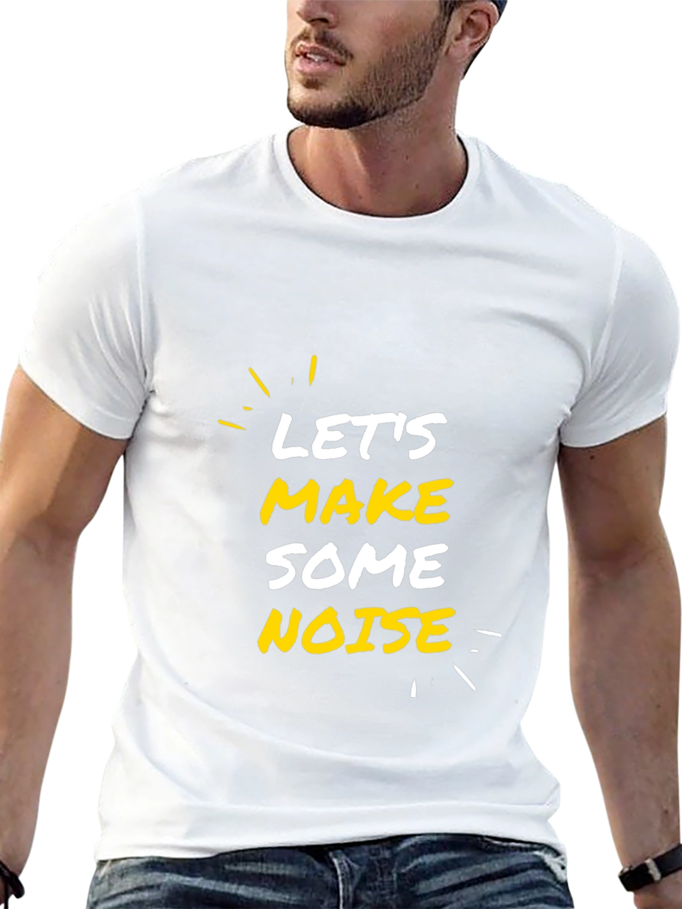 Lets Make Some Noise Black T-Shirt