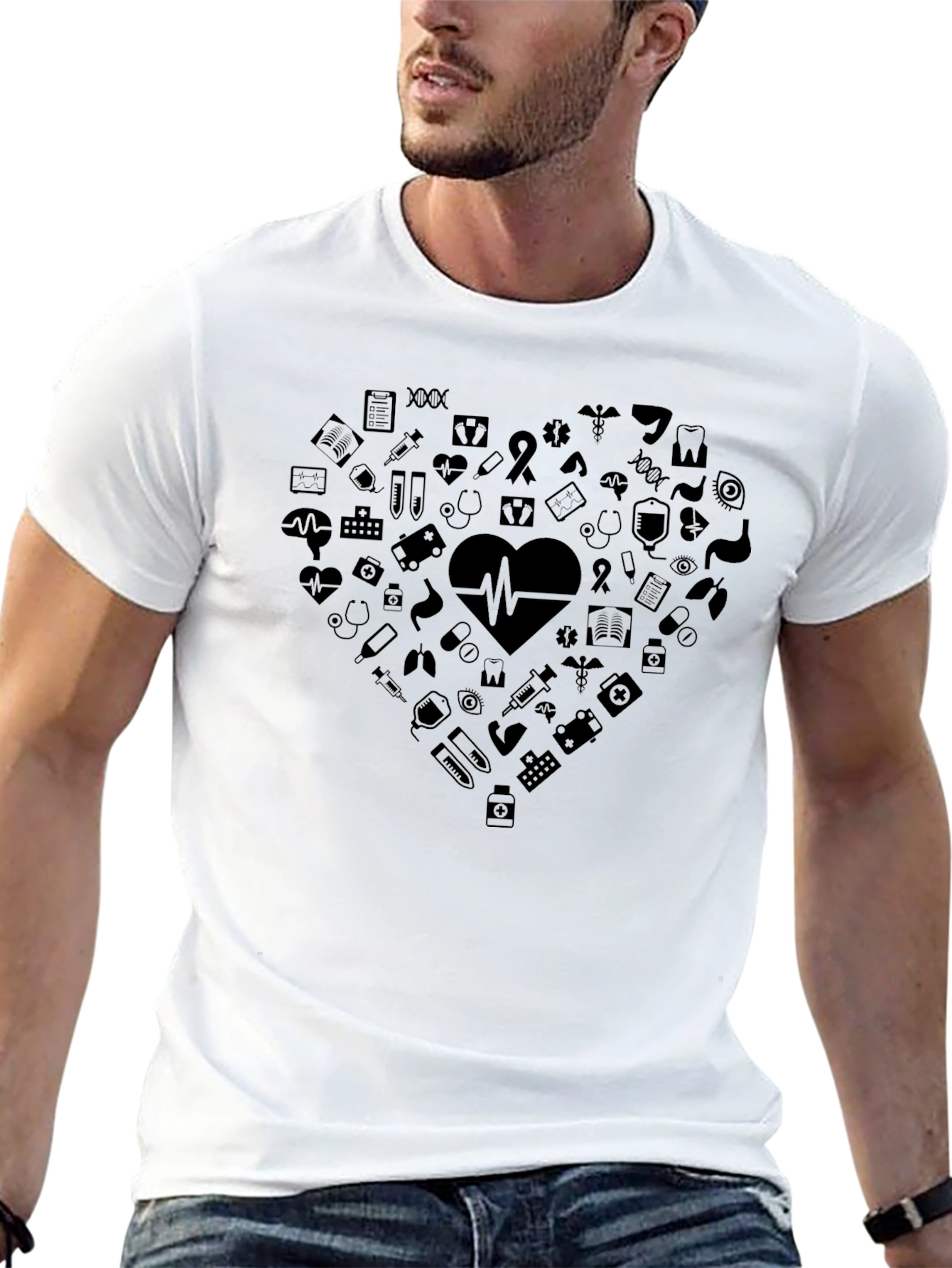 Medical Heartbeat T-Shirt - Stylish & Unique!