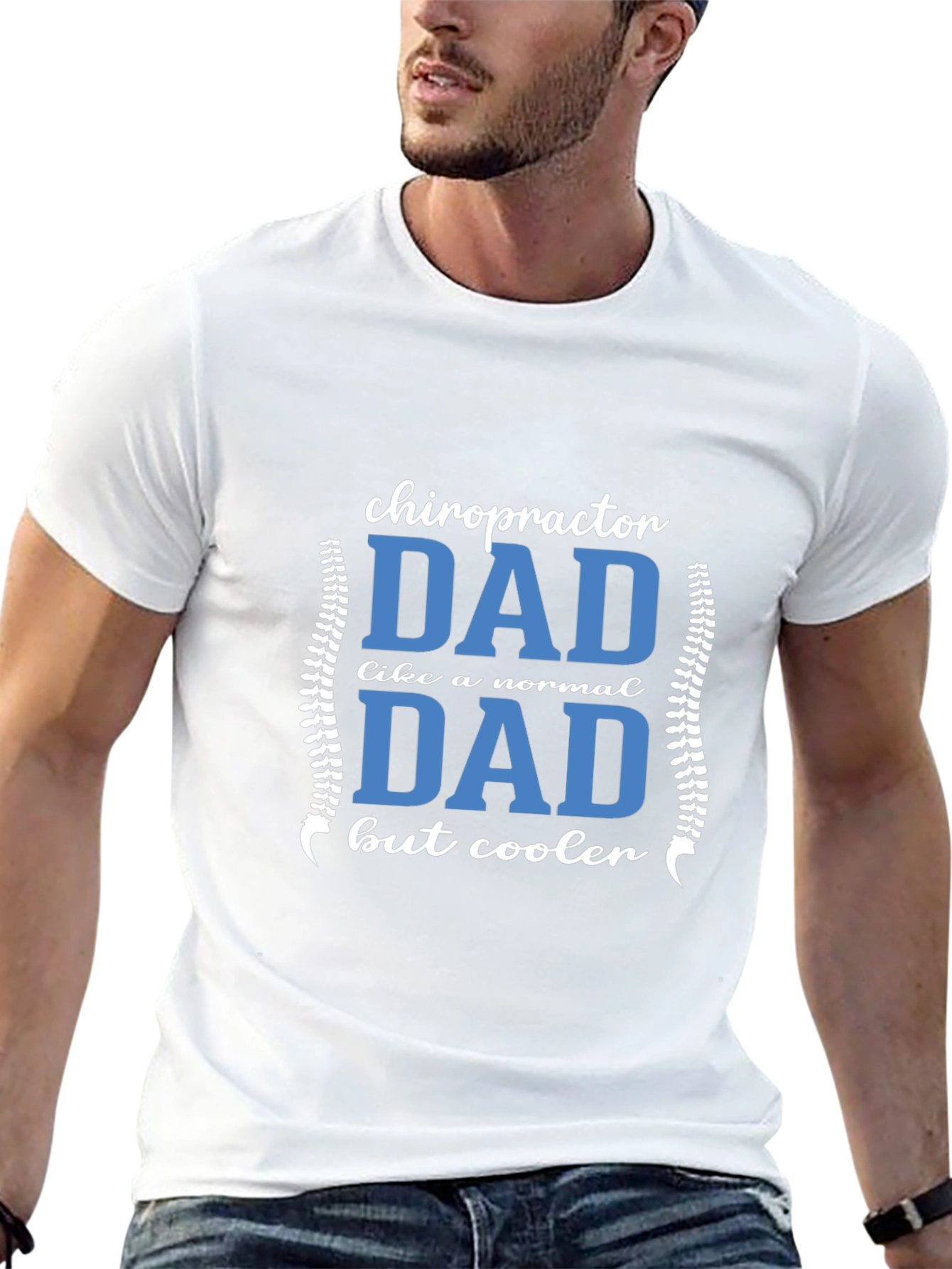 Chiropractor Dad T-Shirt - Cool Dad Edition