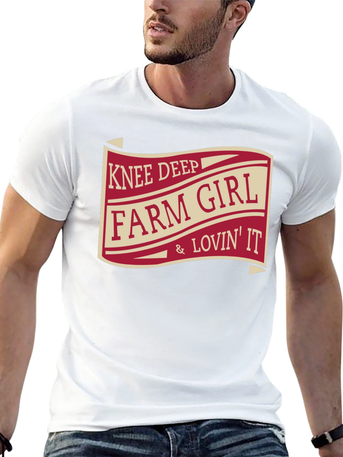 Knee Deep Farm Girl T-Shirt