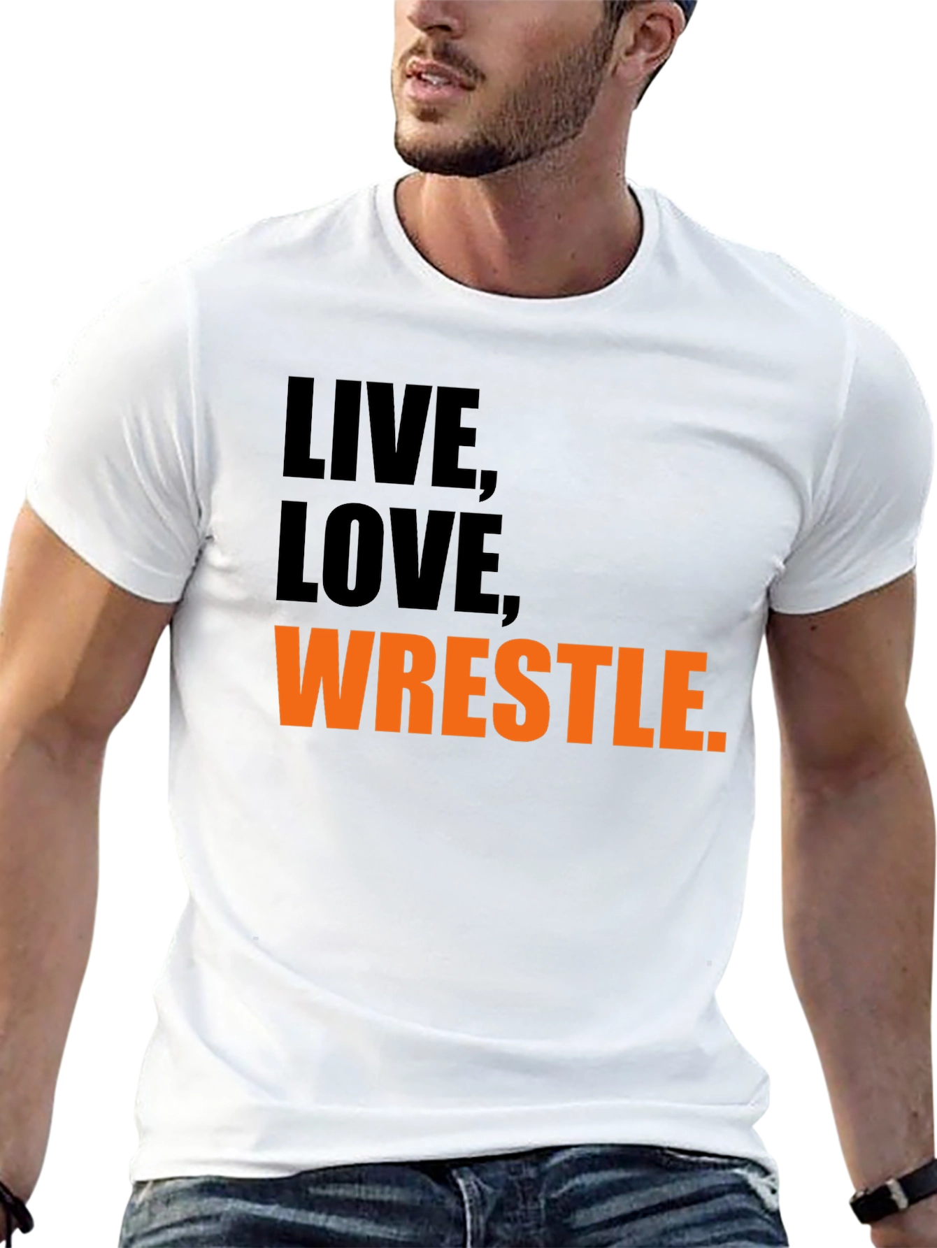 Live Love Wrestle Graphic T-Shirt