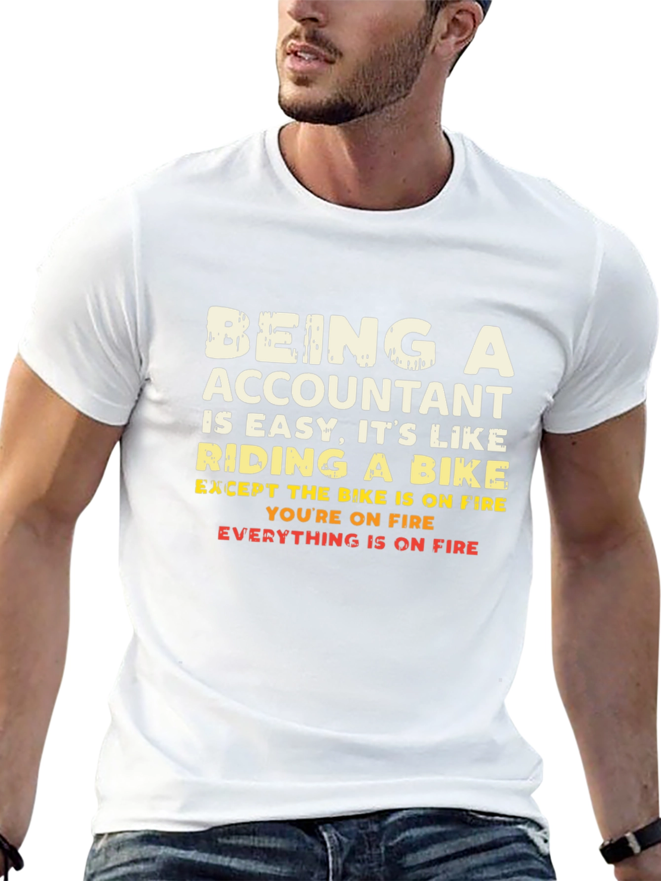 Accountant on Fire T-Shirt