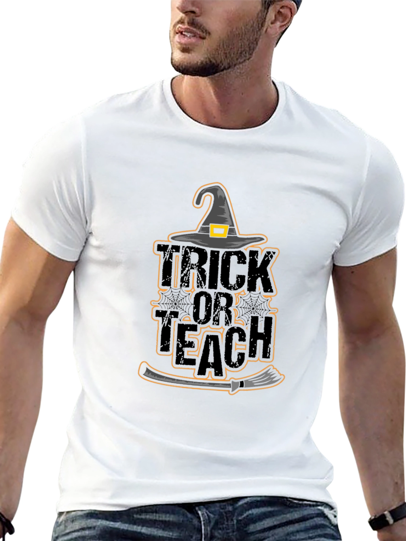 Trick or Teach Halloween T-Shirt for Teachers
