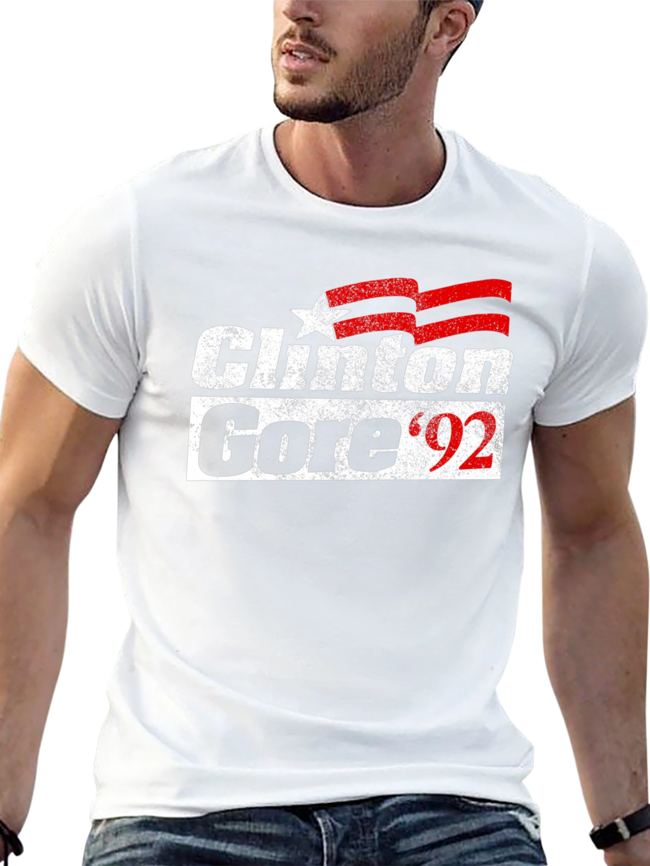 Clinton Gore 92 T-Shirt Political Tee