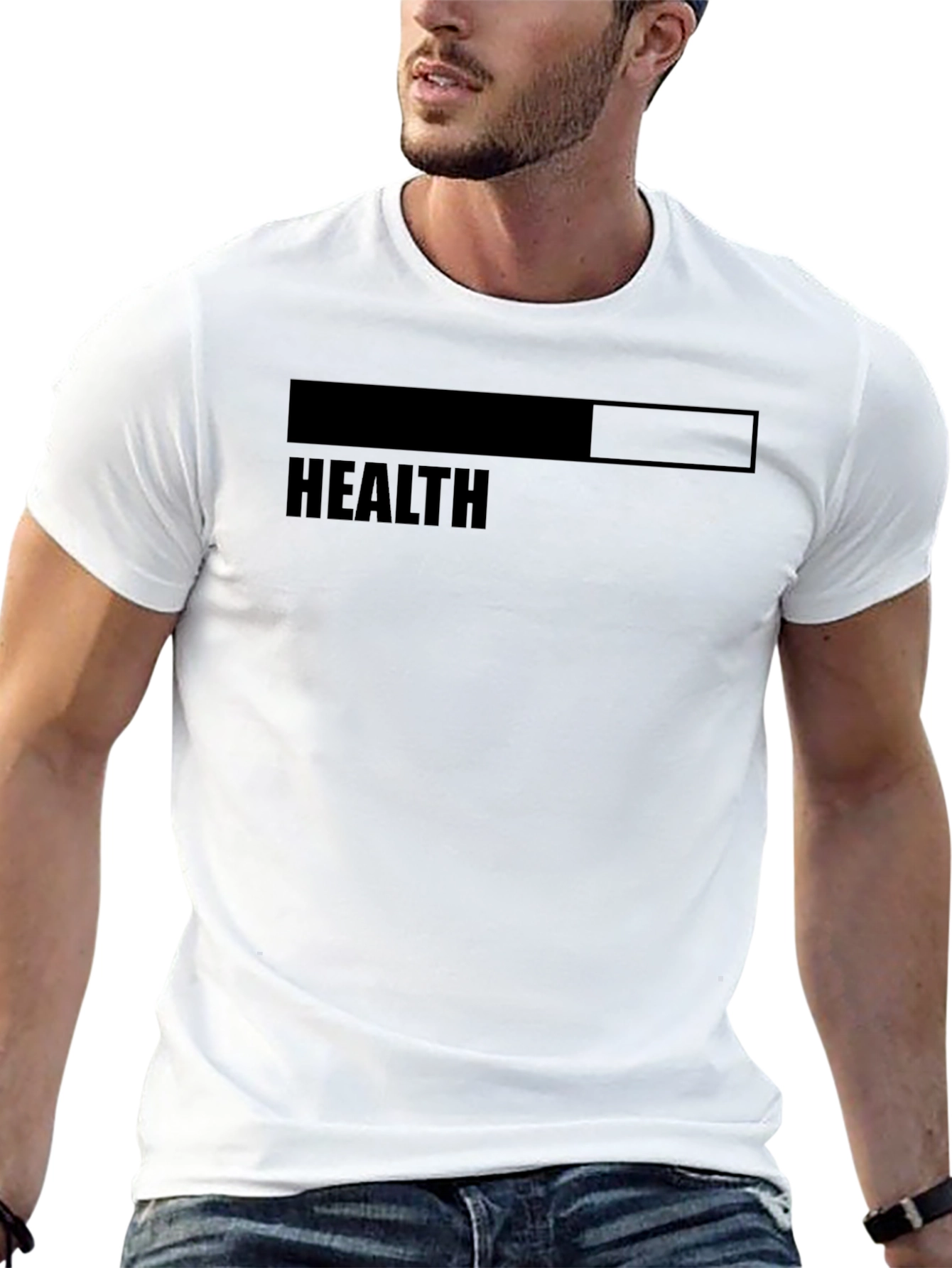 Health Bar Graphic Tee - Gamer Shirt