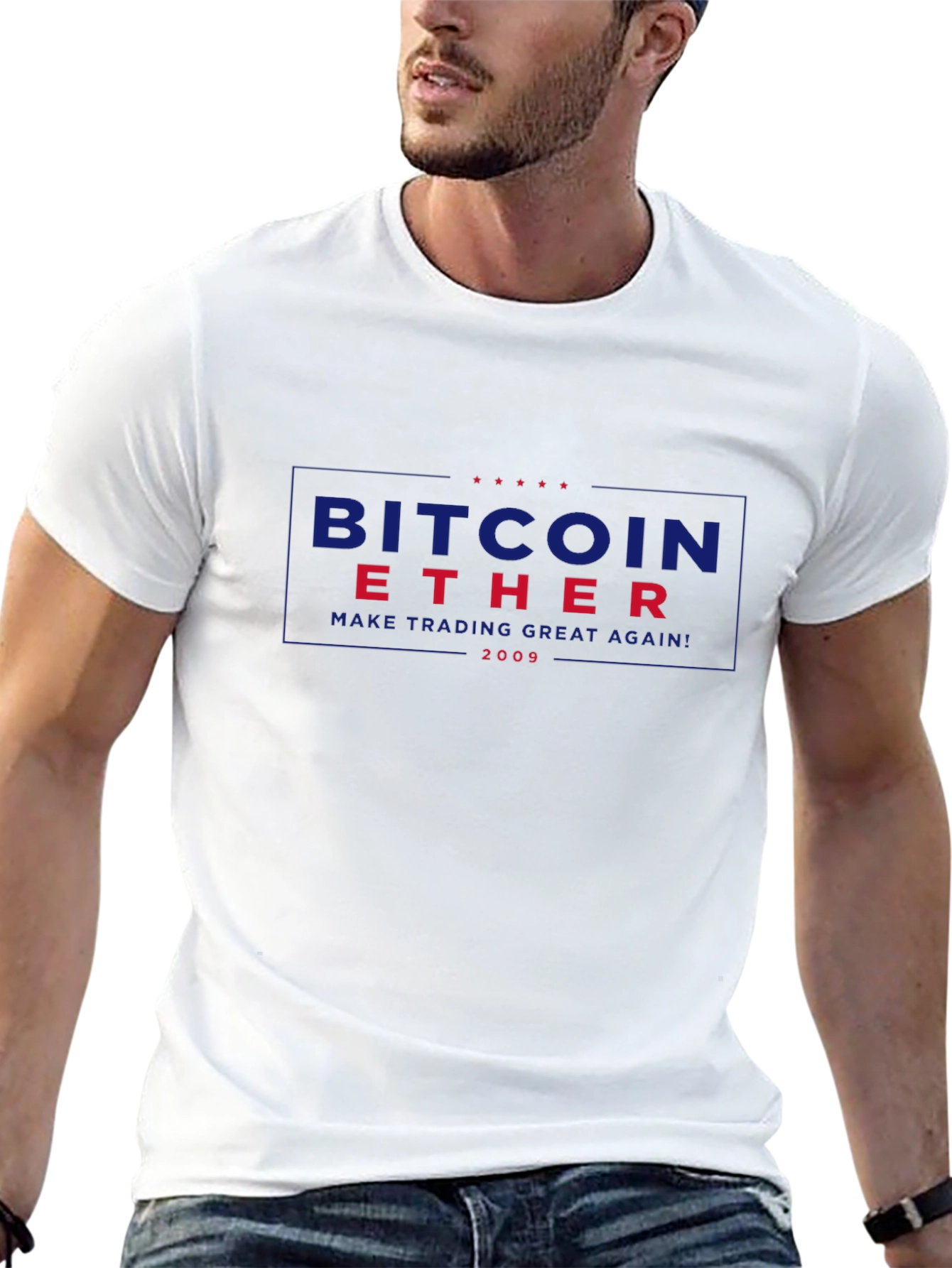 Bitcoin Ether Make Trading Great Again T-Shirt