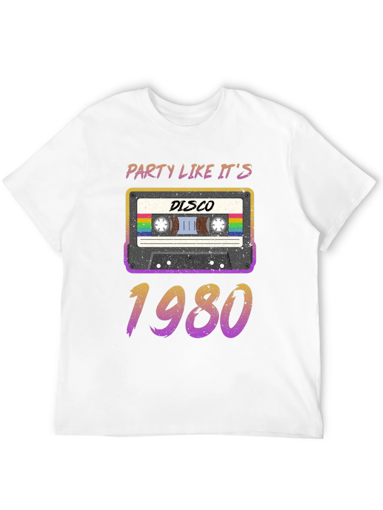 Retro Party Like Its 1980s Disco Cassette T-Shirt