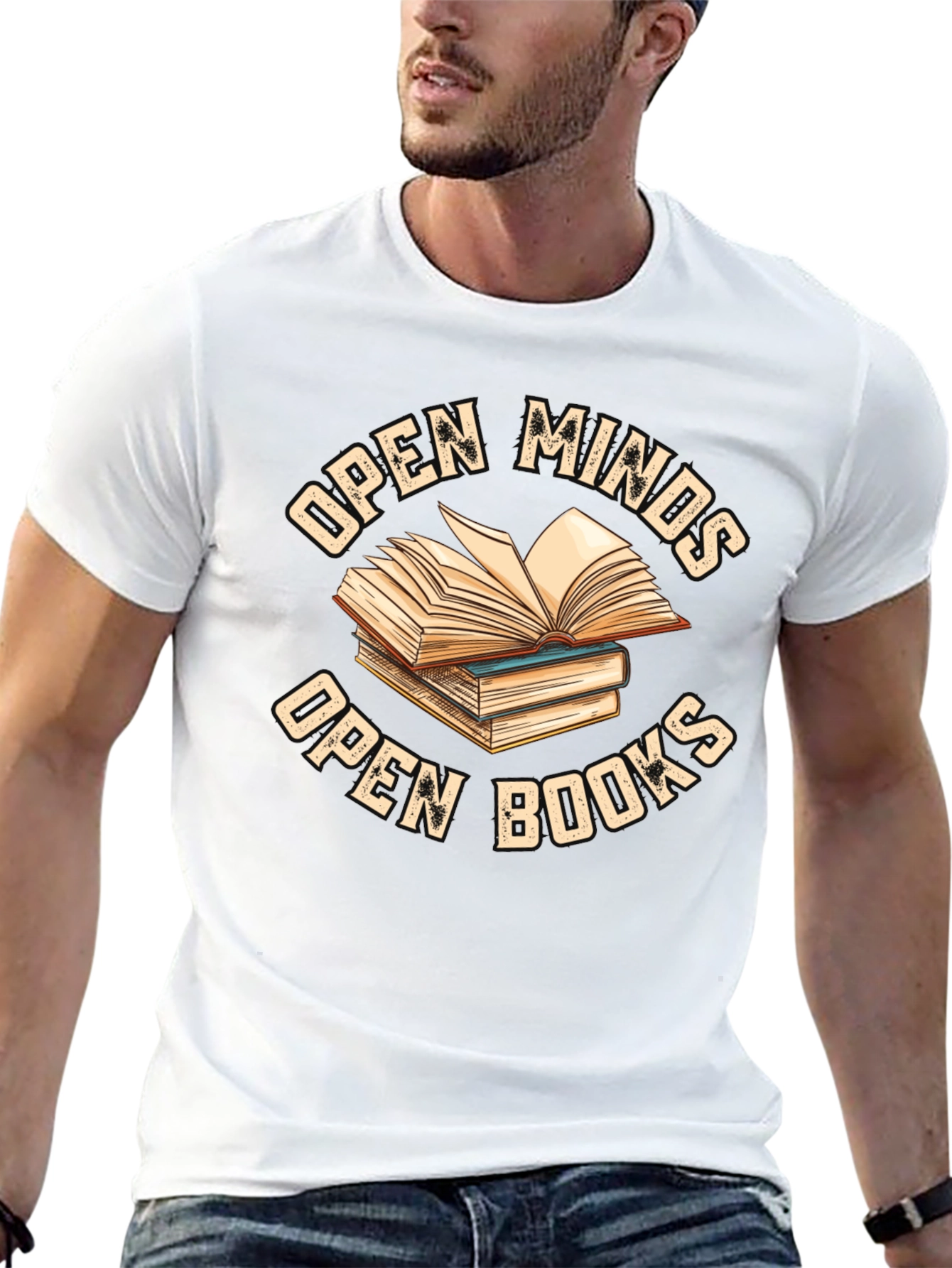 Open Minds Open Books T-Shirt