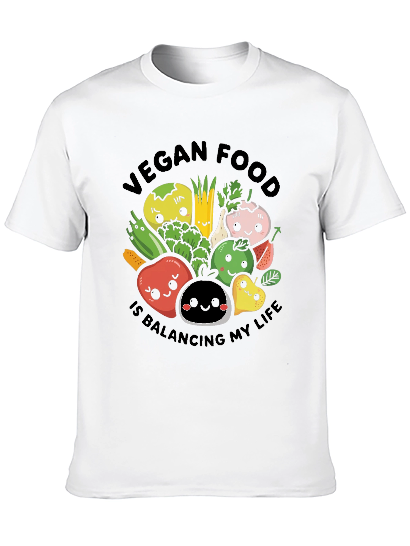 Vegan Food Balancing Act T-Shirt