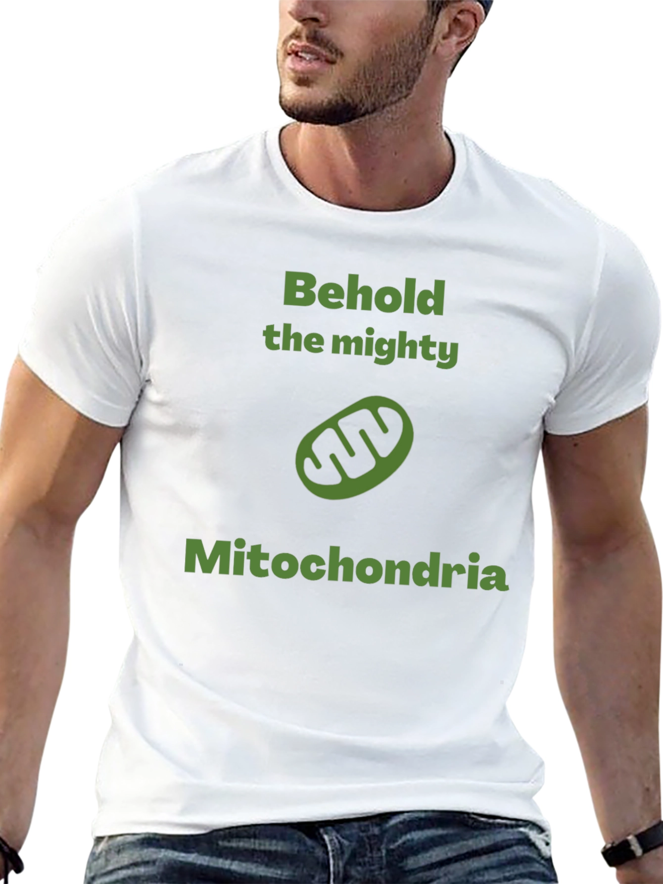 Mitochondria Mighty Funny Science T-Shirt