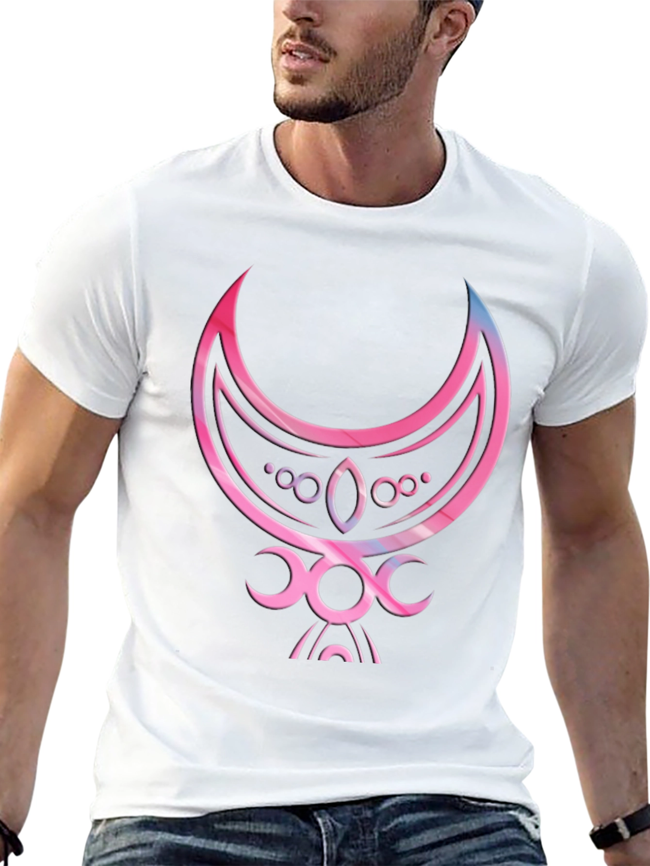Mystic Moon Goddess T-Shirt - Black