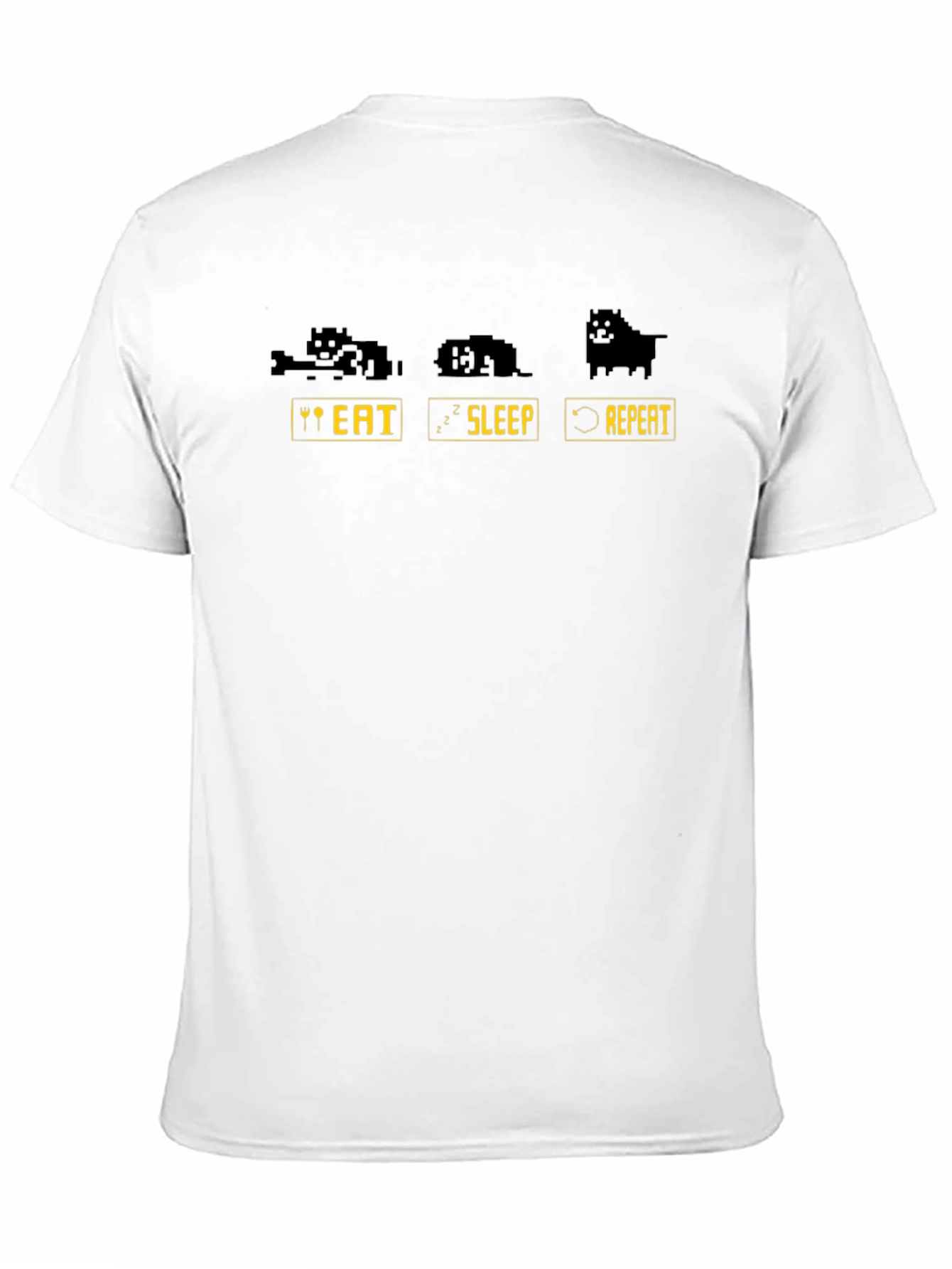 Eat Sleep Repeat Dog T-Shirt