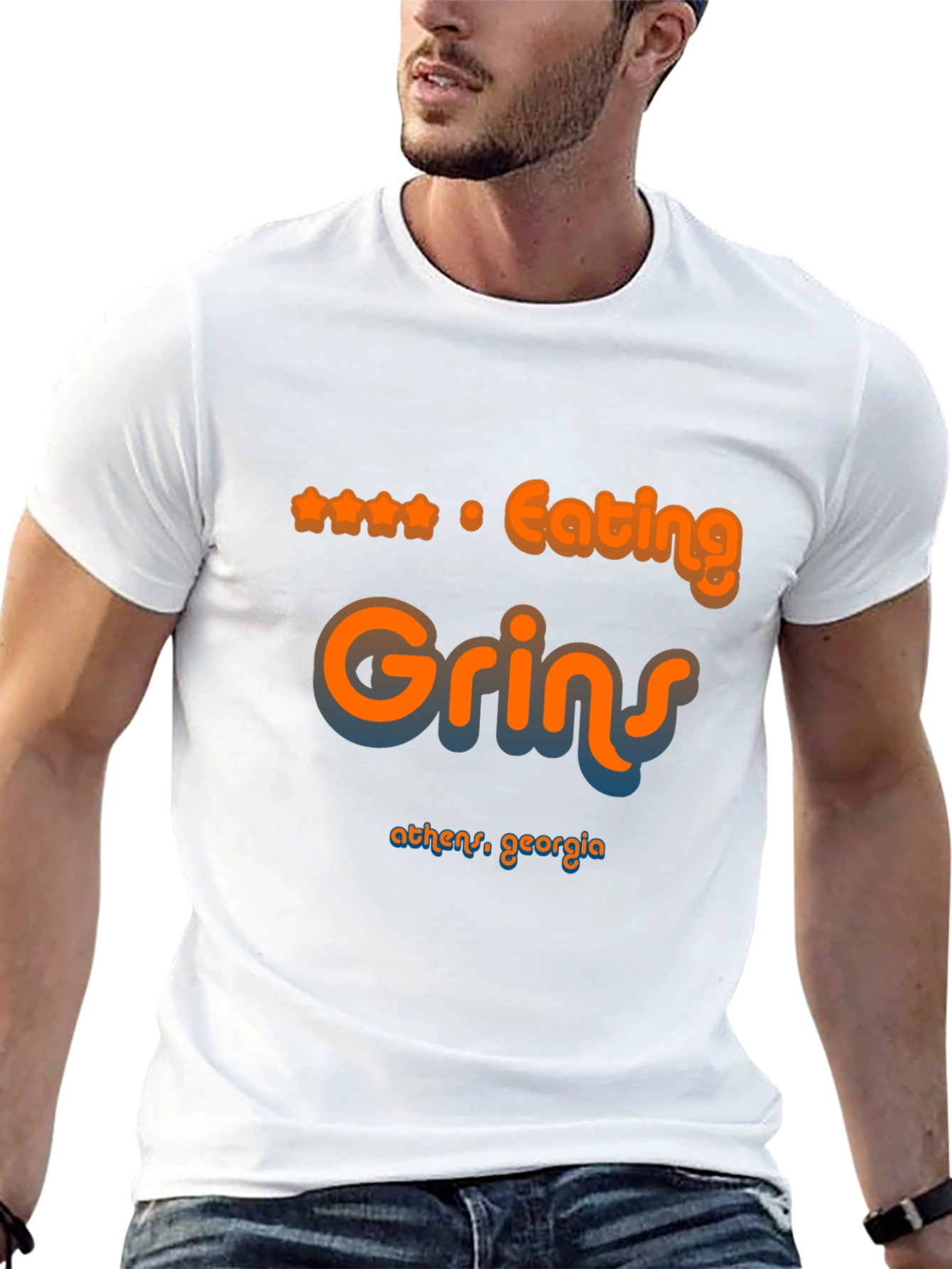 Eating Grins Athens Georgia Graphic T-Shirt