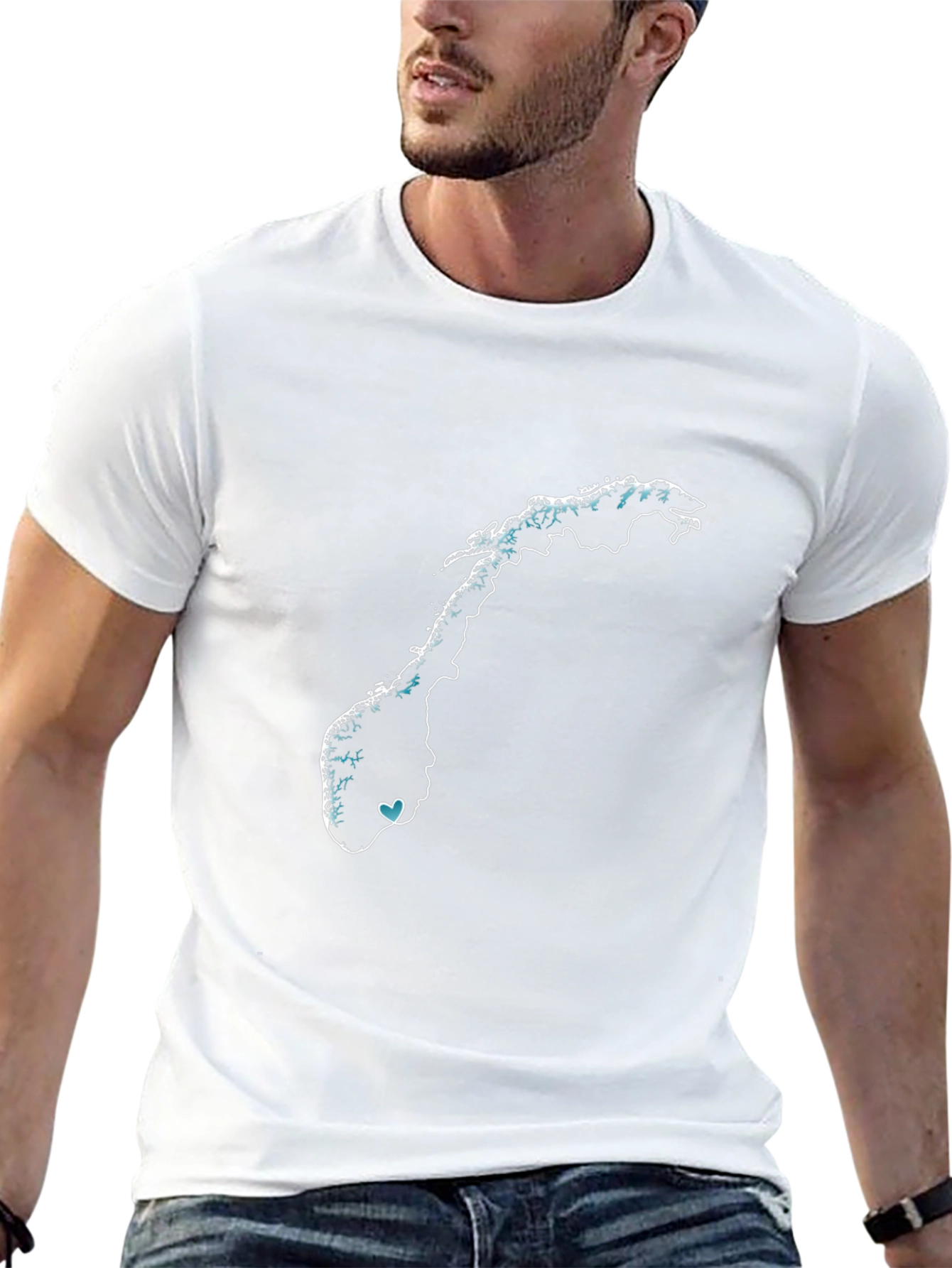 Norway Outline T-Shirt