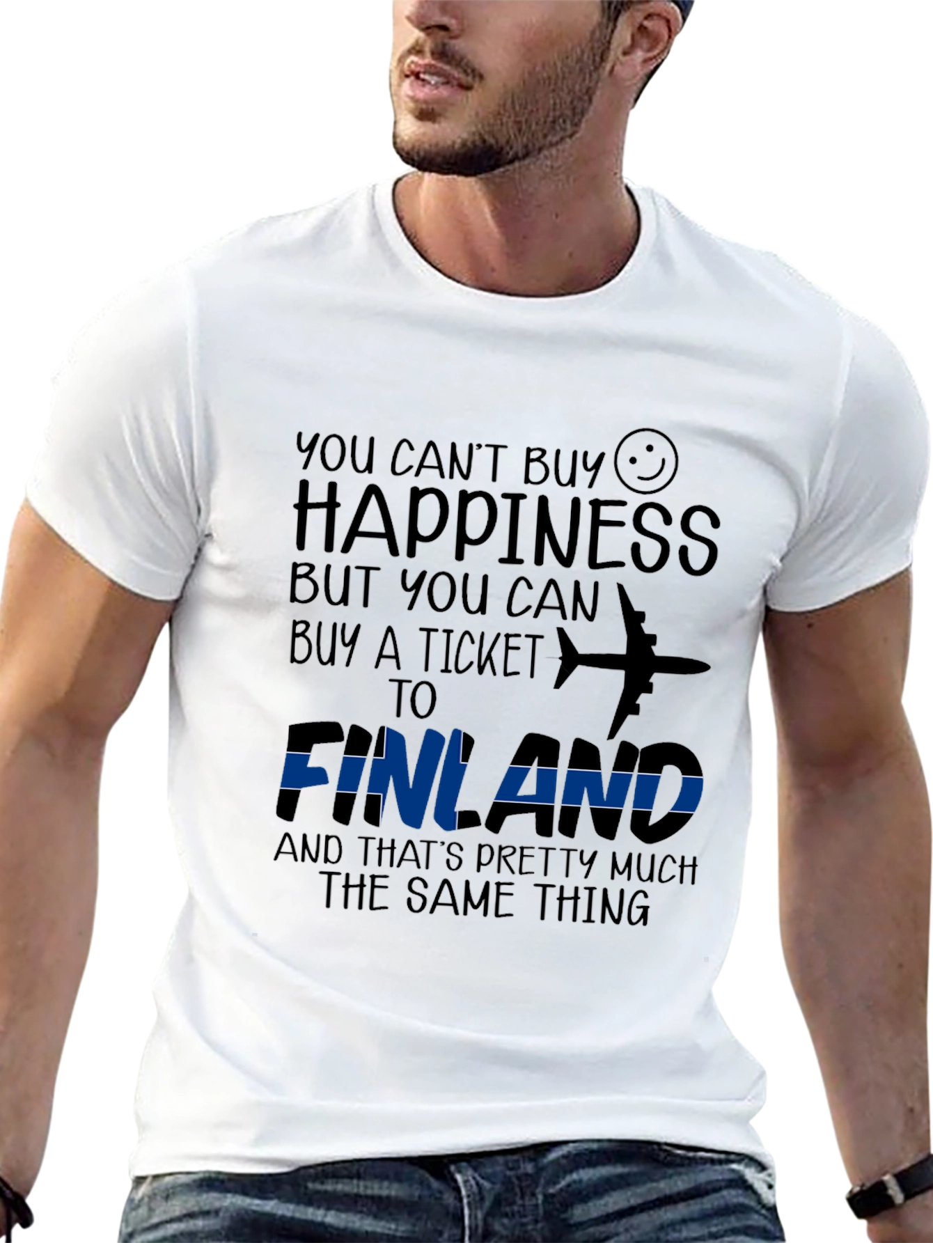 Finland Happiness Graphic Tee