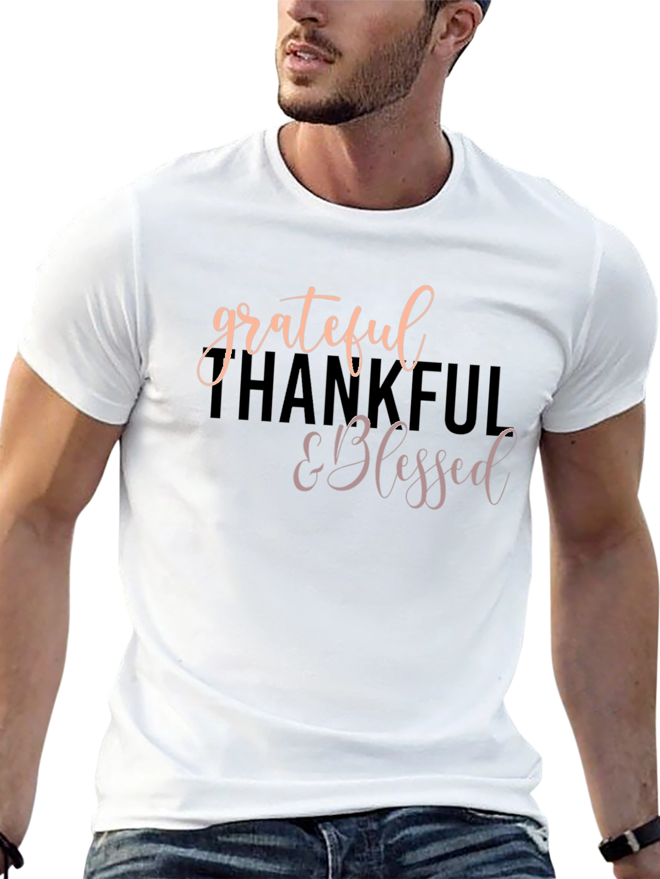 Grateful Thankful & Blessed T-Shirt
