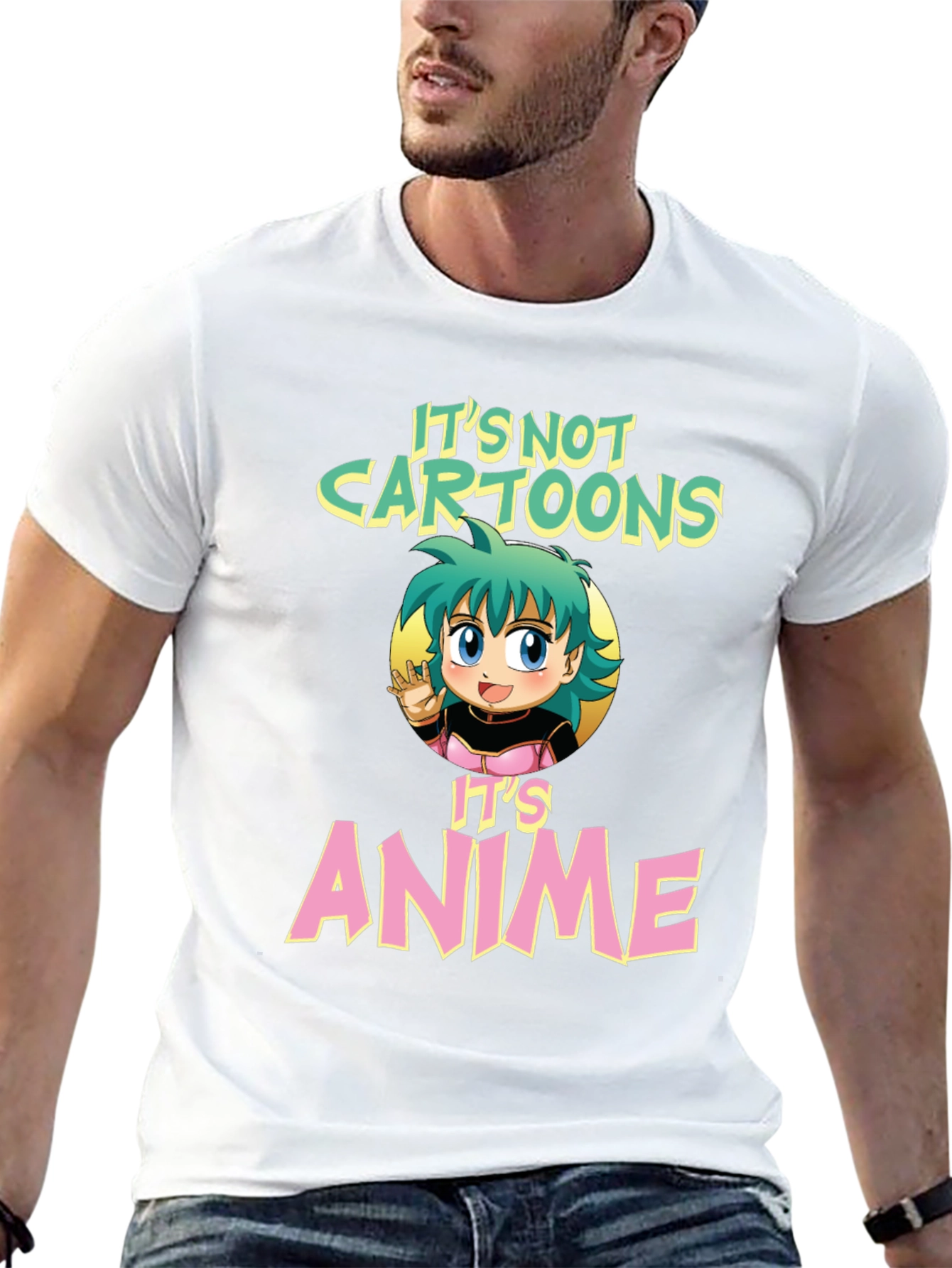 Its Not Cartoons Its Anime Graphic T-Shirt