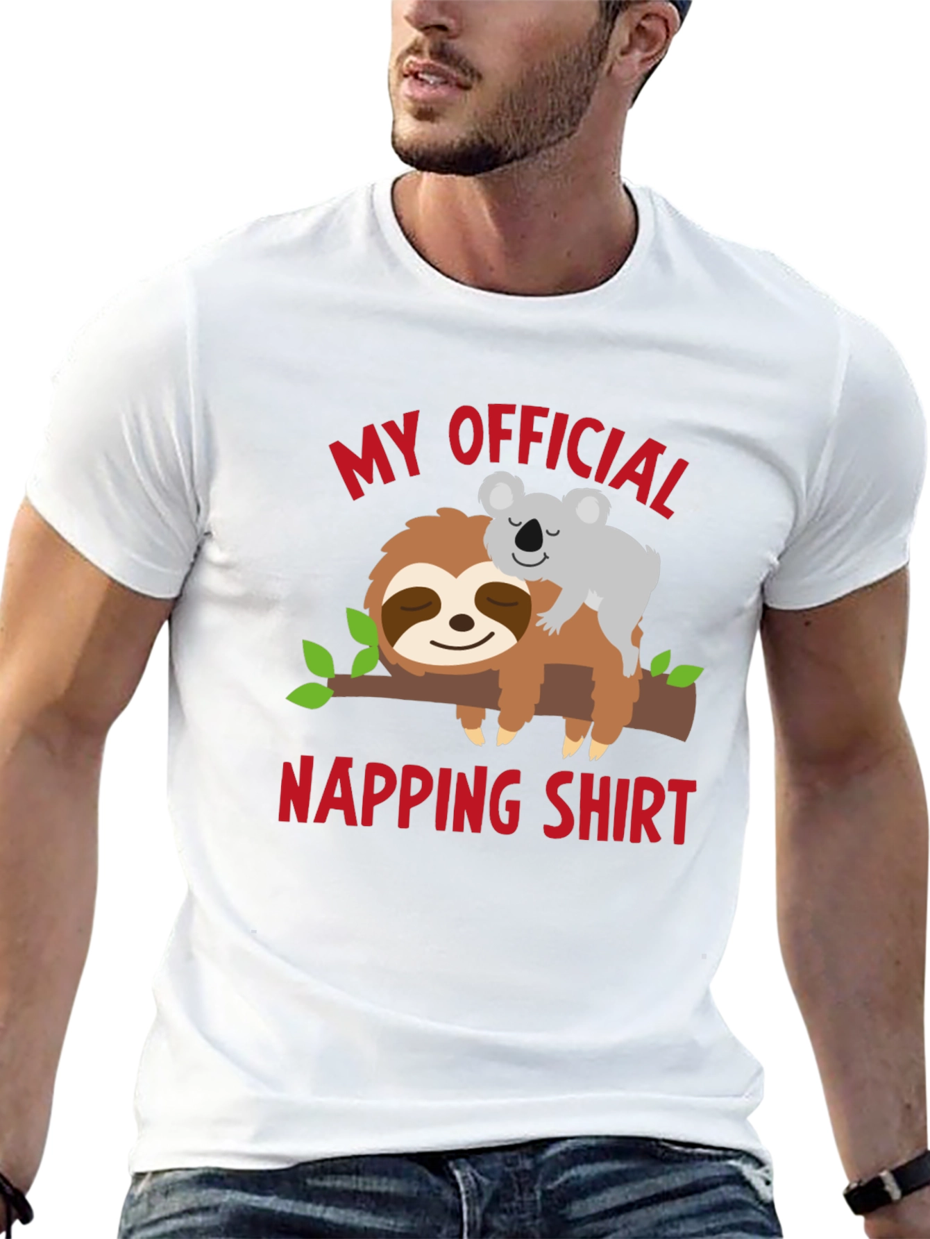 My Official Napping Shirt Sloth & Koala T-Shirt