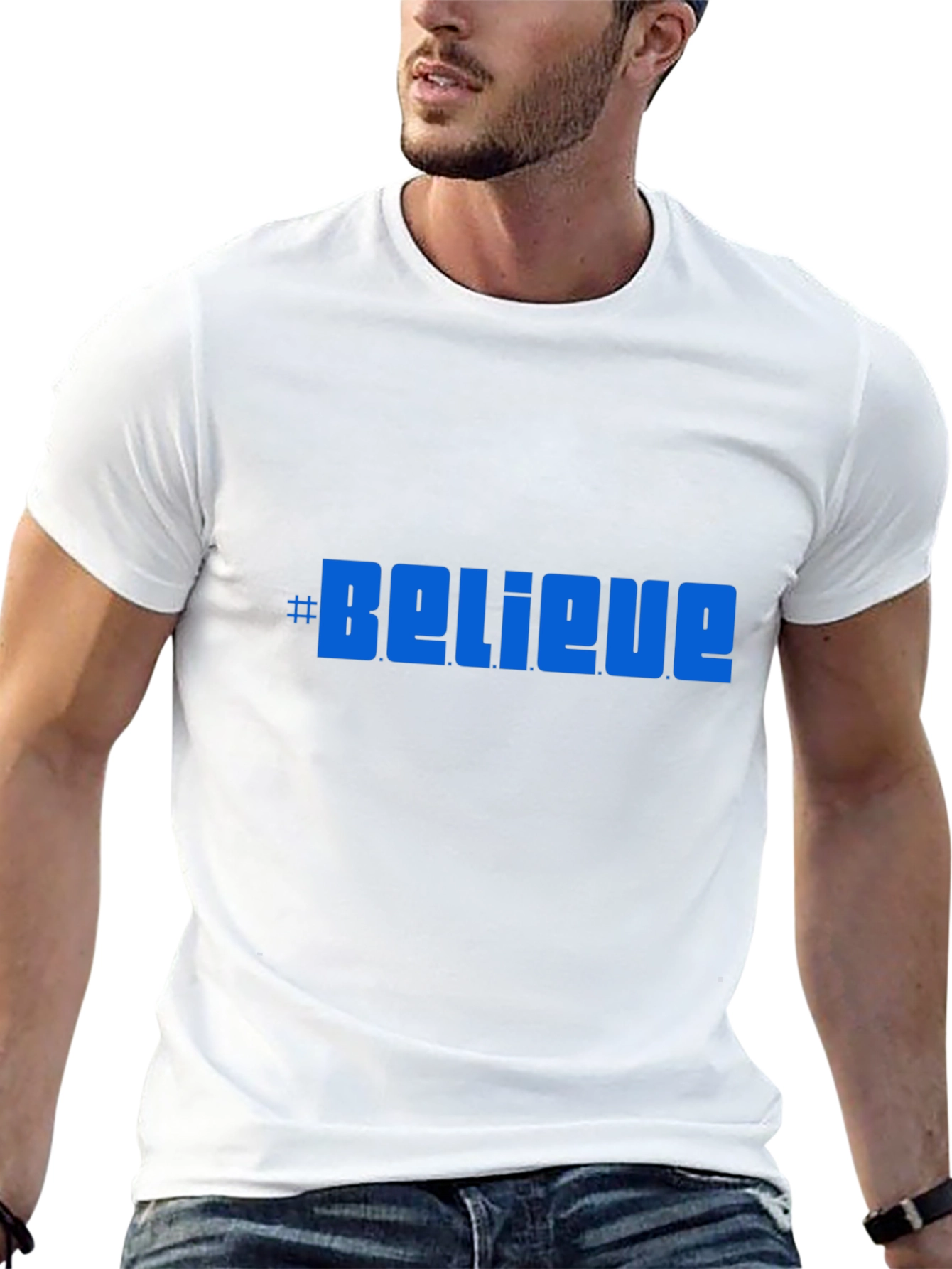 Believe Graphic Tee - Comfortable Black T-Shirt