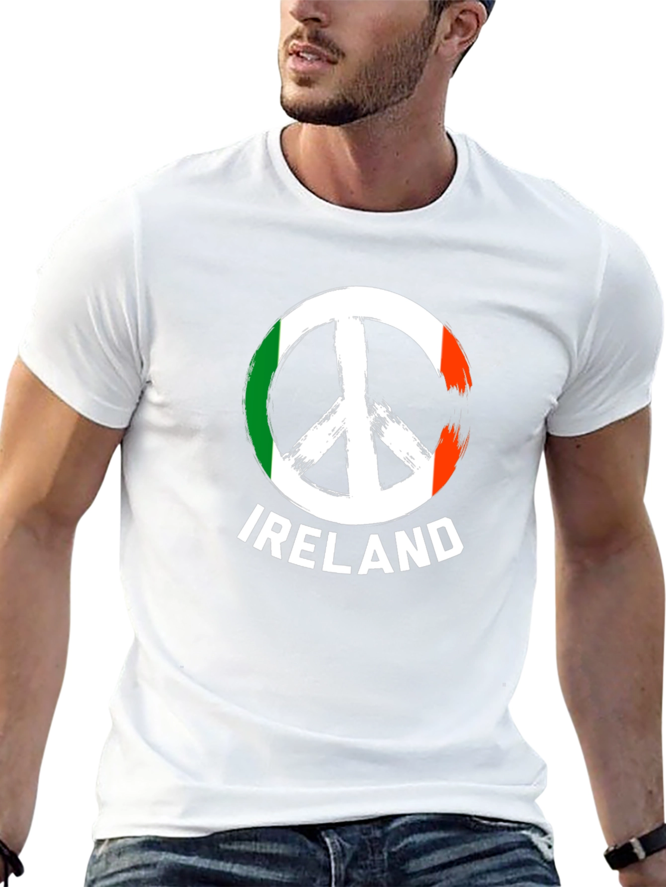 Ireland Peace Sign T-Shirt Irish Pride Tee