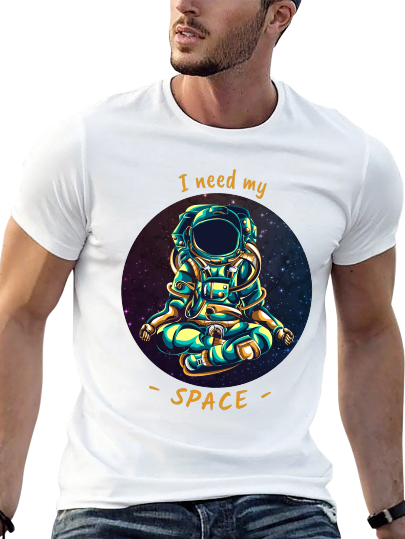 I Need My Space Astronaut Graphic Tee