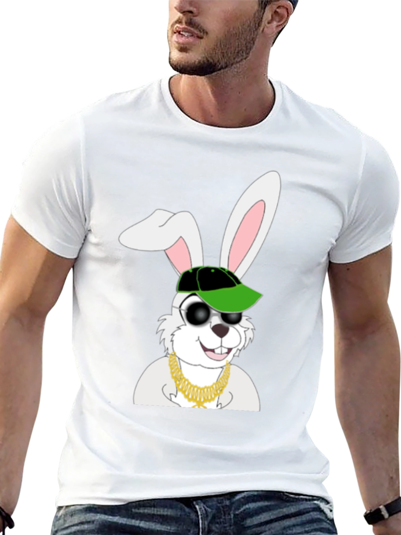 Cool Rabbit Graphic T-Shirt