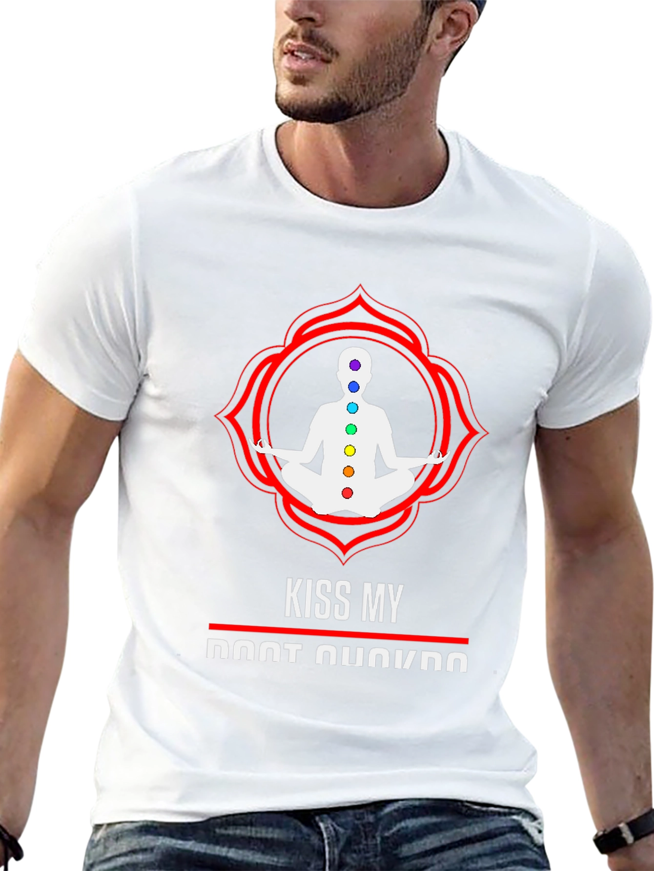 Kiss My Root Chakra Graphic Tee - Black