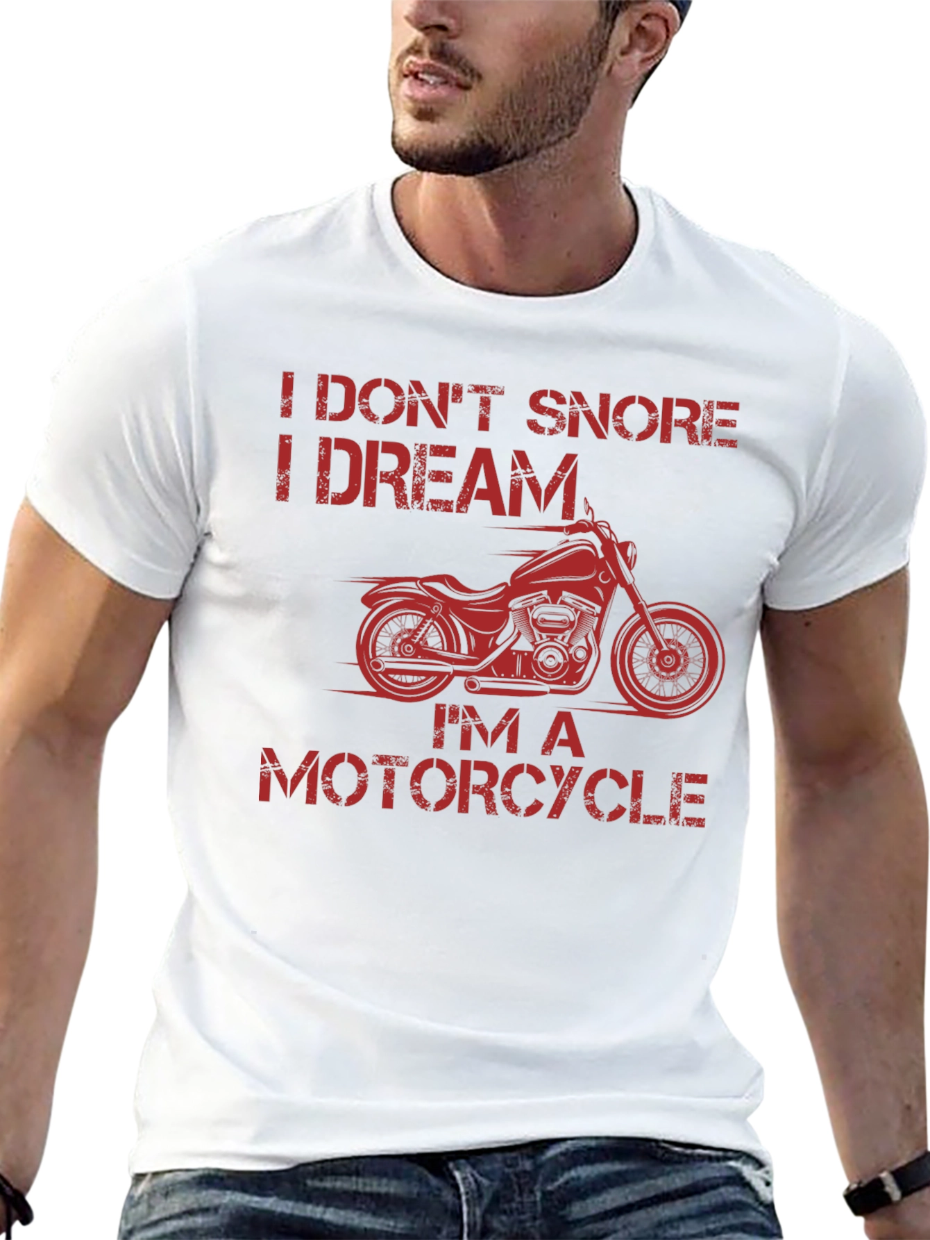 I Dream Im a Motorcycle Graphic T-Shirt