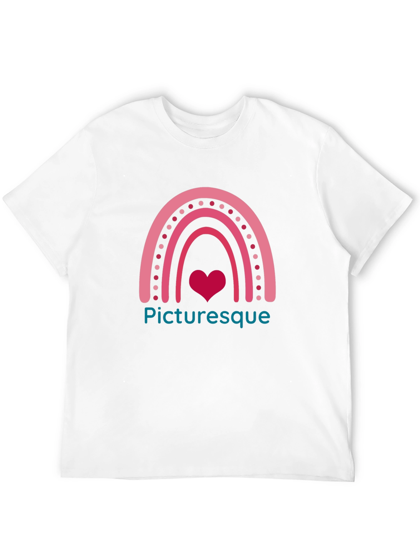 Picturesque Rainbow Heart T-Shirt