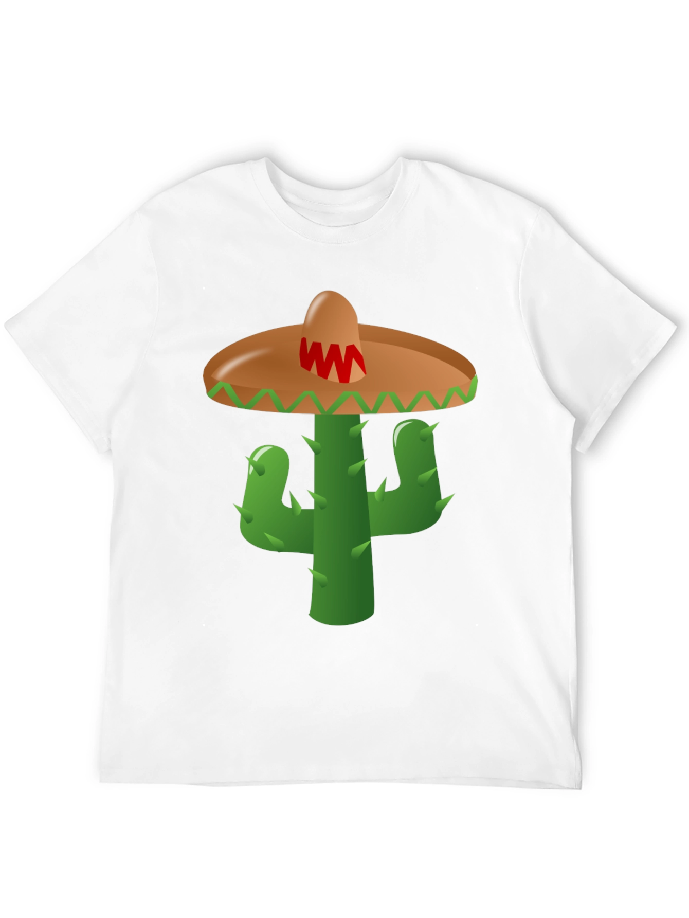 Cactus Sombrero Graphic T-Shirt