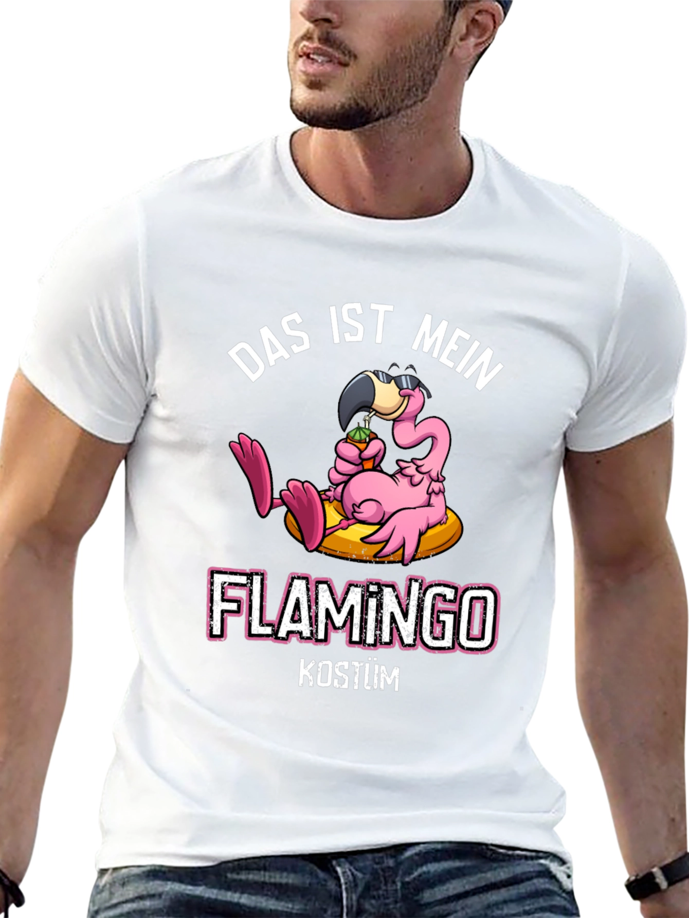 Das Ist Mein Flamingo Kostum Graphic T-Shirt
