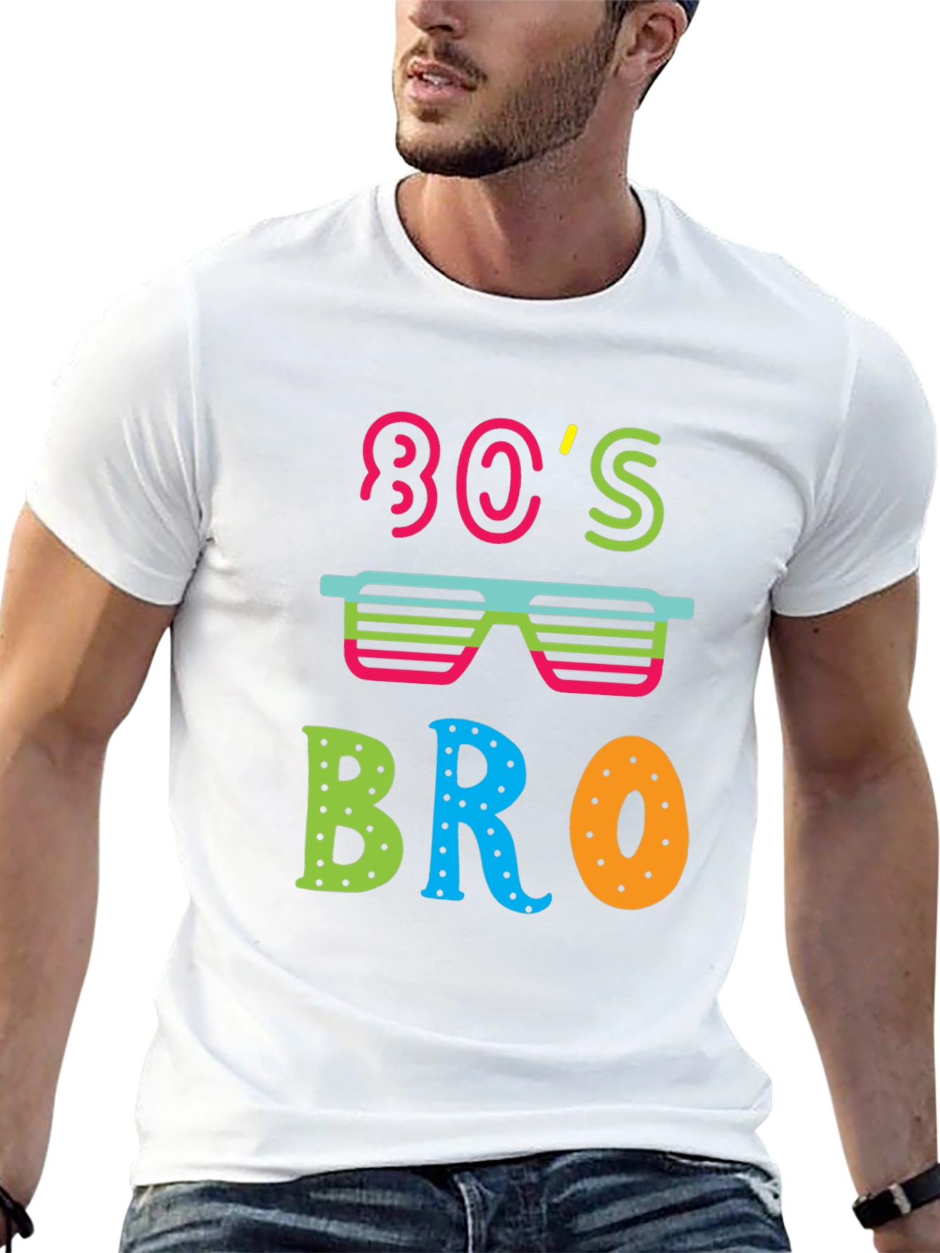 80s Bro T-Shirt Retro Party Tee