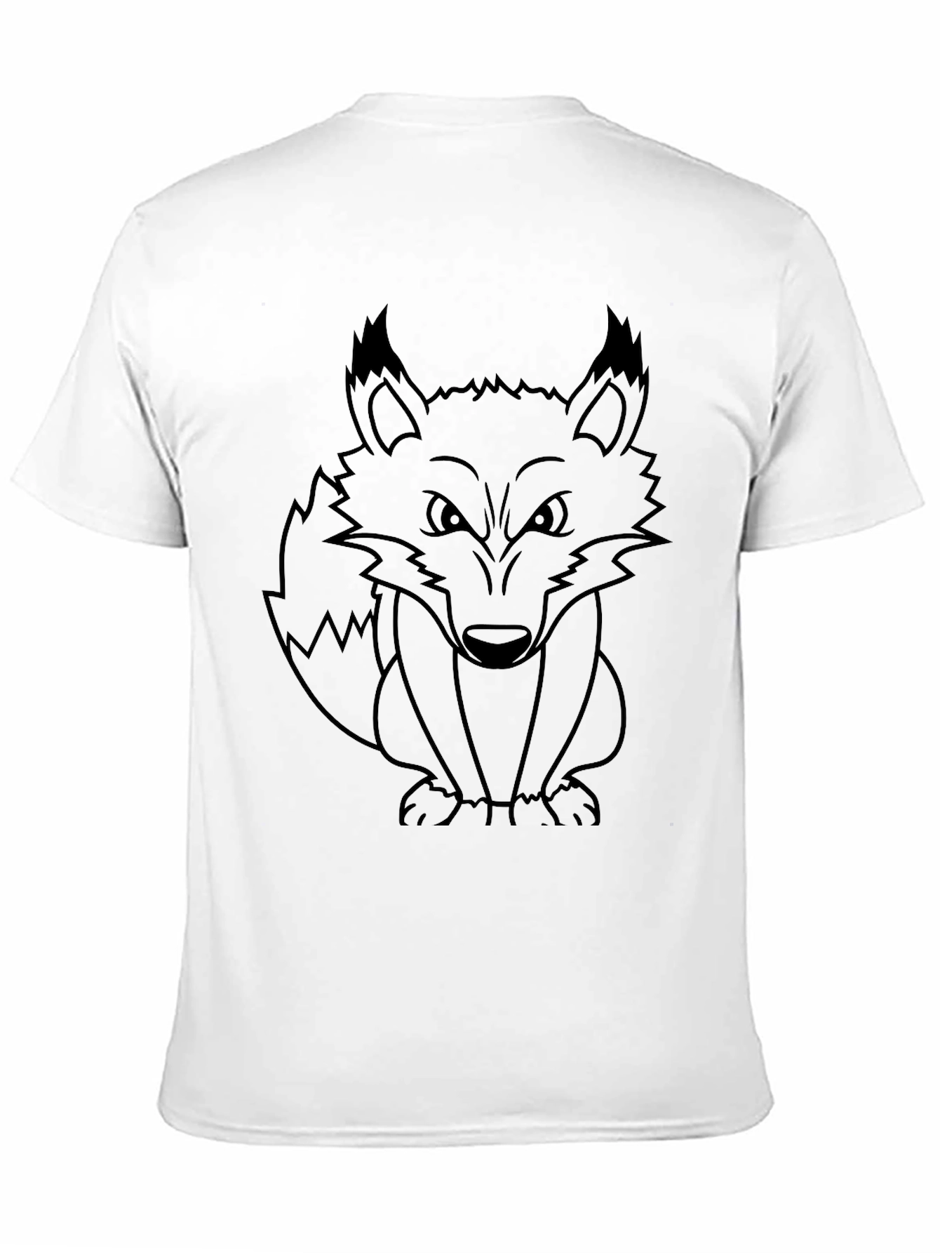 Fox Graphic Print Crew Neck T-Shirt