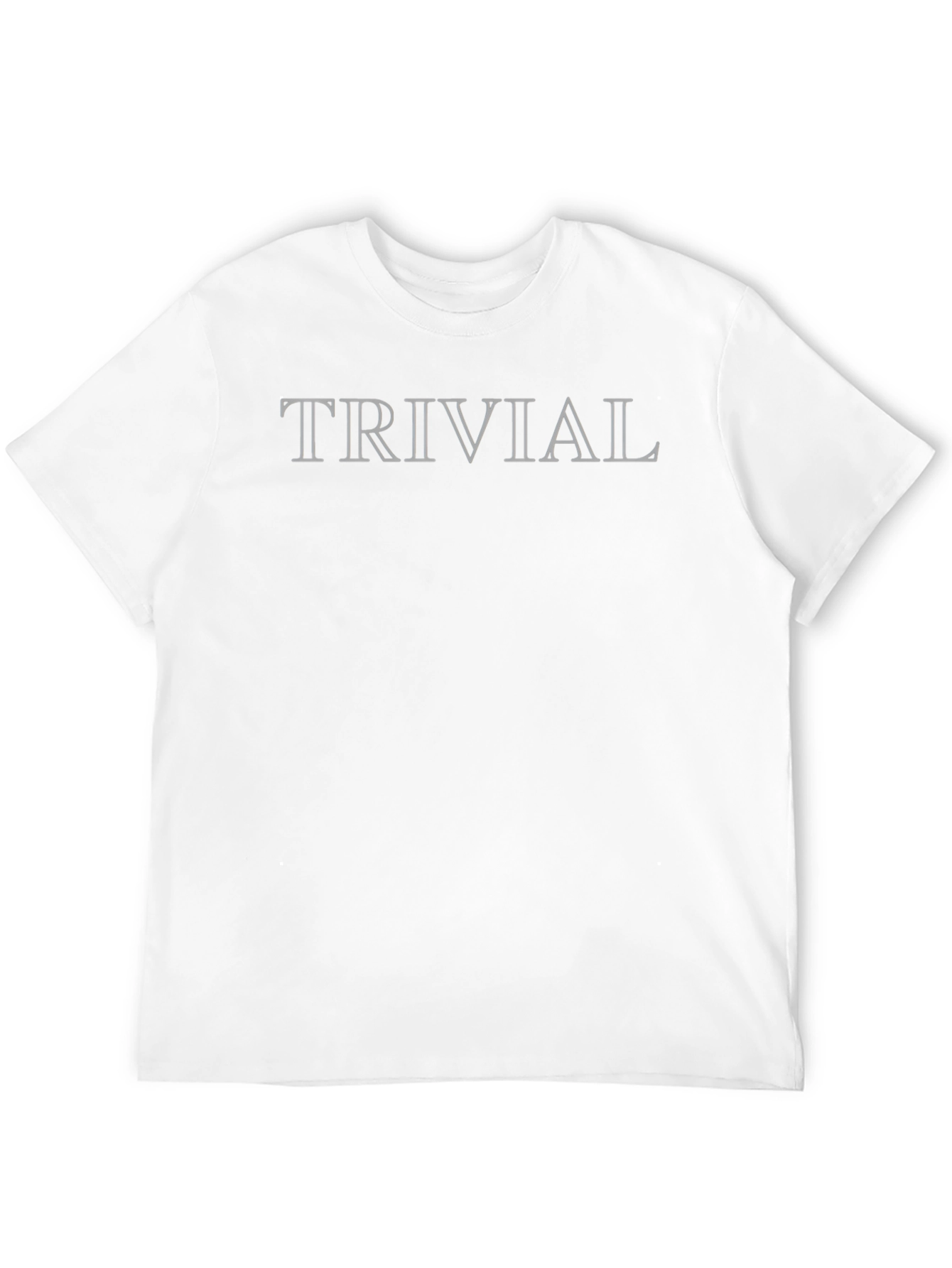 Mens Trivial Graphic Tee - Black