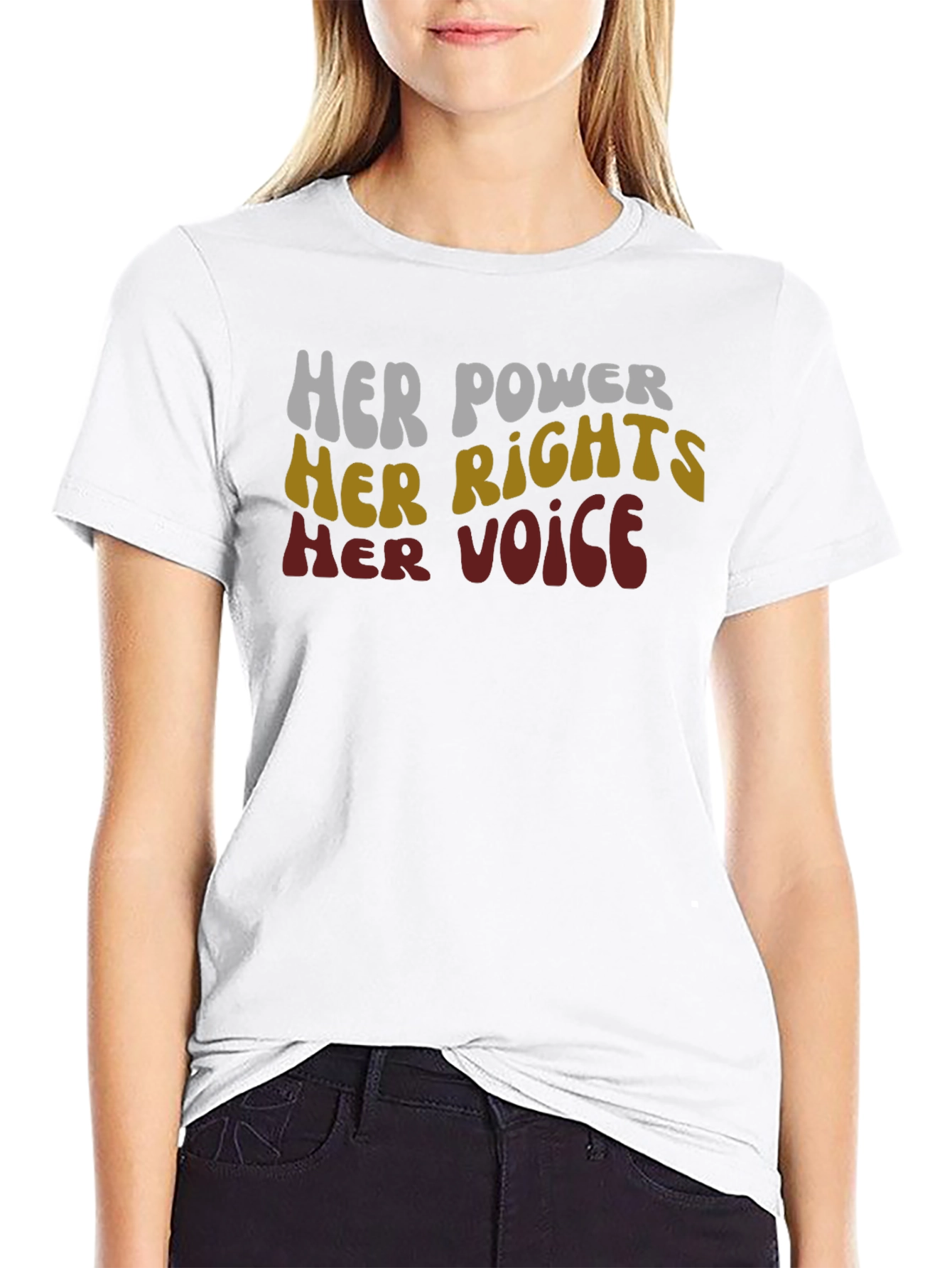 Her Power Her Rights Her Voice Graphic Tee