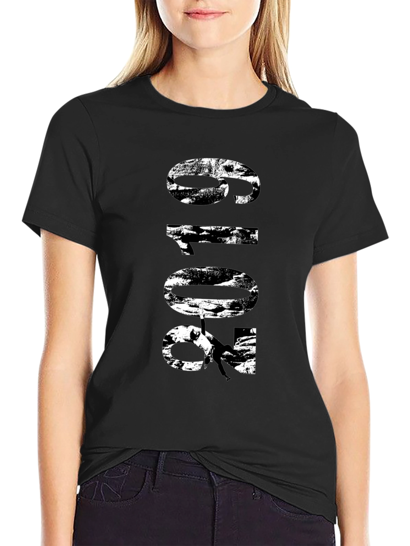 Bold Graphic Black T-Shirt