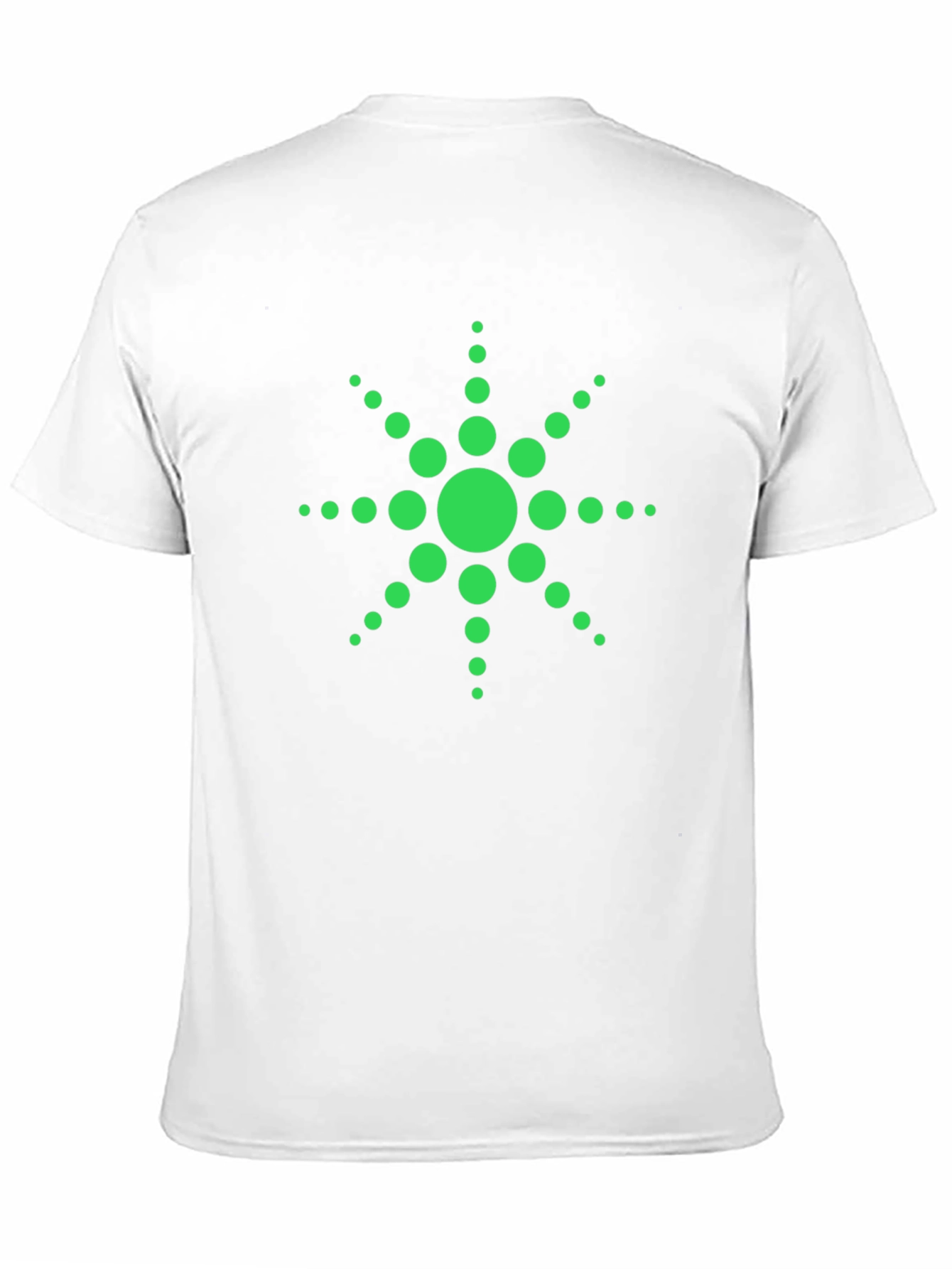 Green Dotted Starburst Graphic Tee