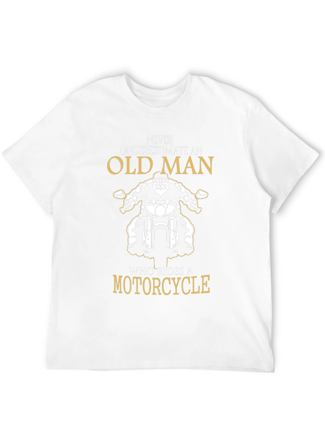 Old Man Motorcycle T-Shirt