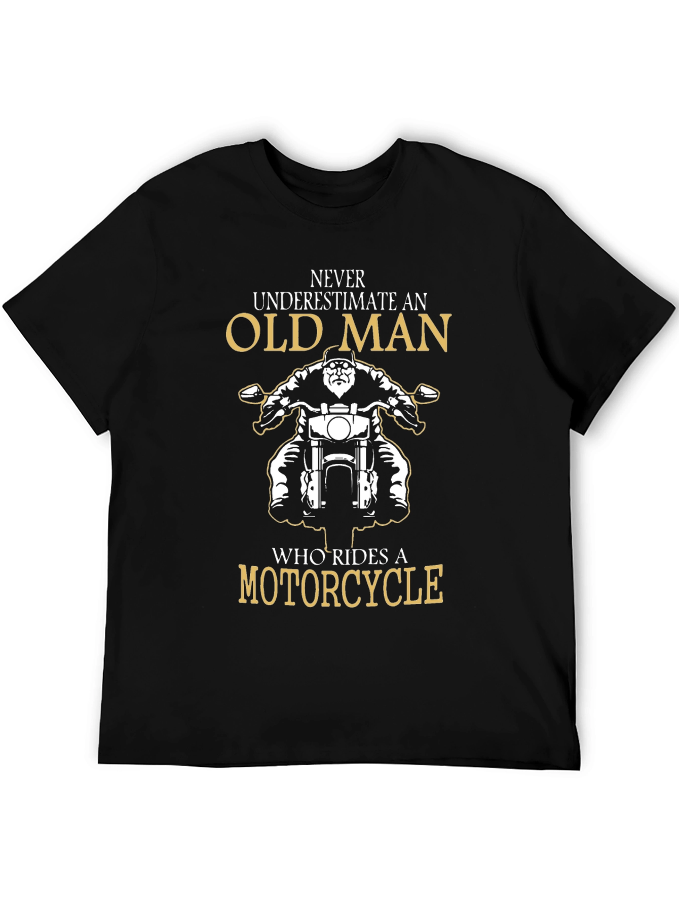 Old Man Motorcycle T-Shirt
