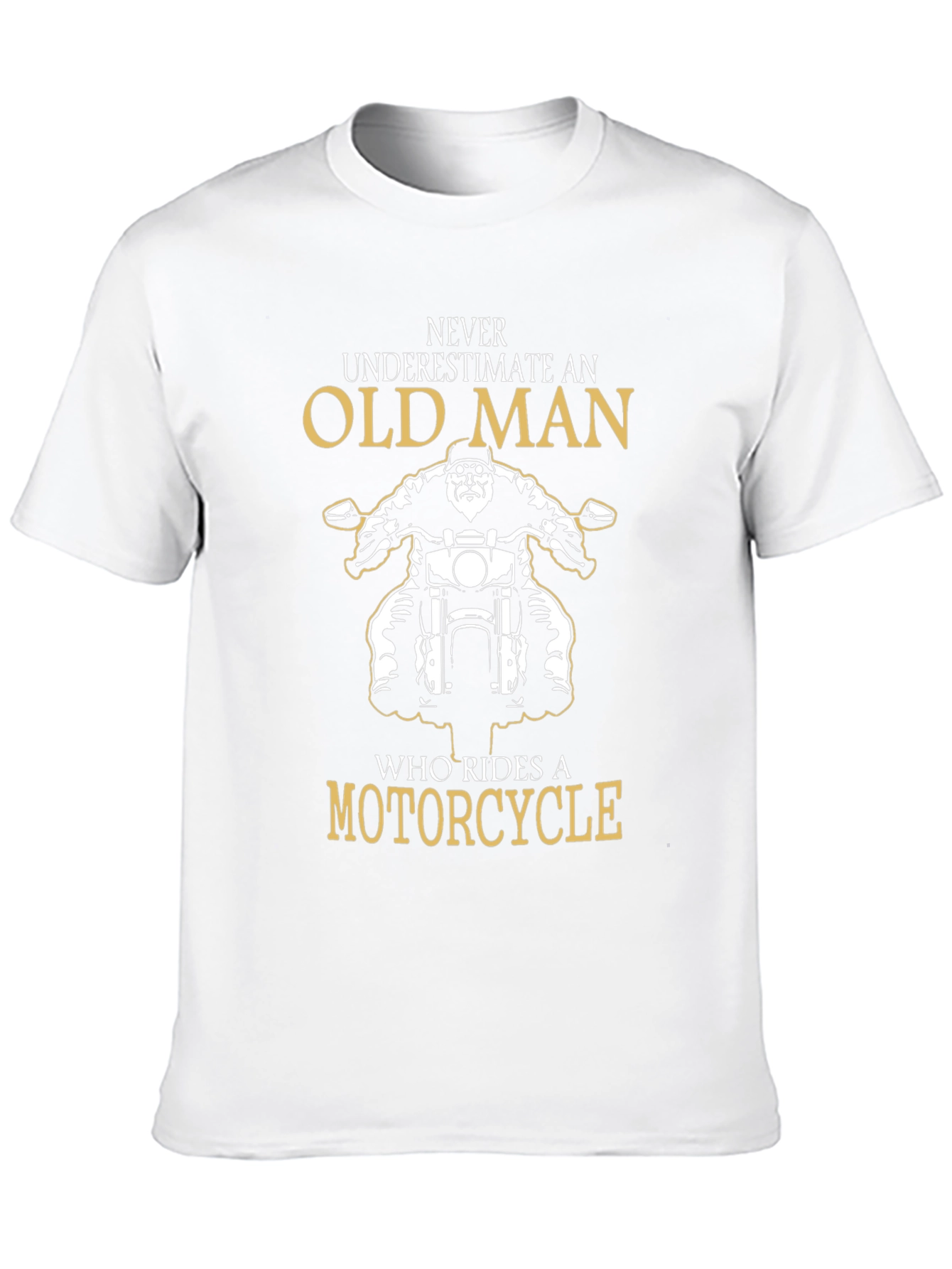 Old Man Motorcycle T-Shirt