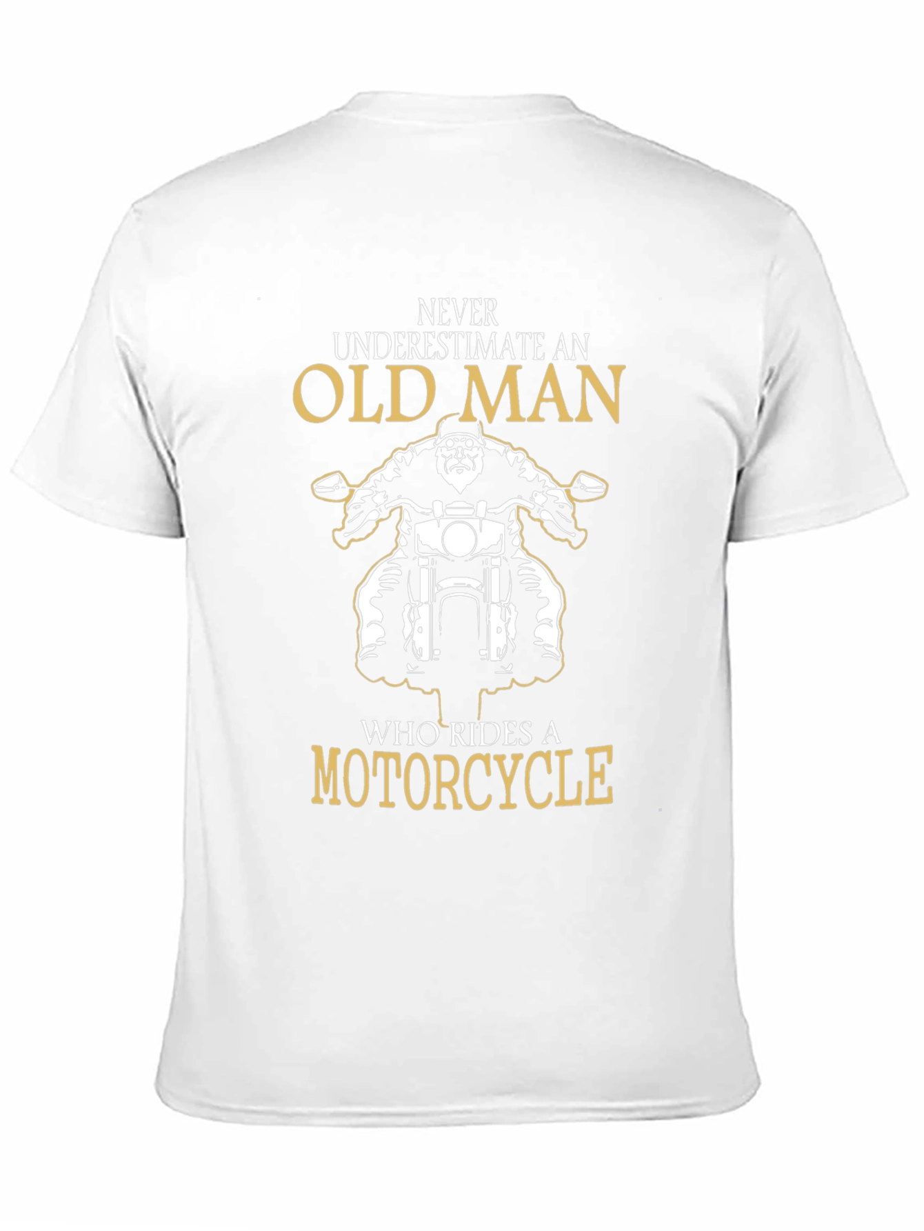 Old Man Motorcycle T-Shirt